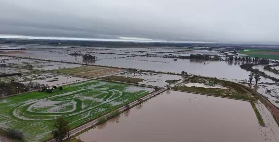 Más de 300 milímetros: diluvió en el centro del país y se agravó el drama de las zonas inundadas