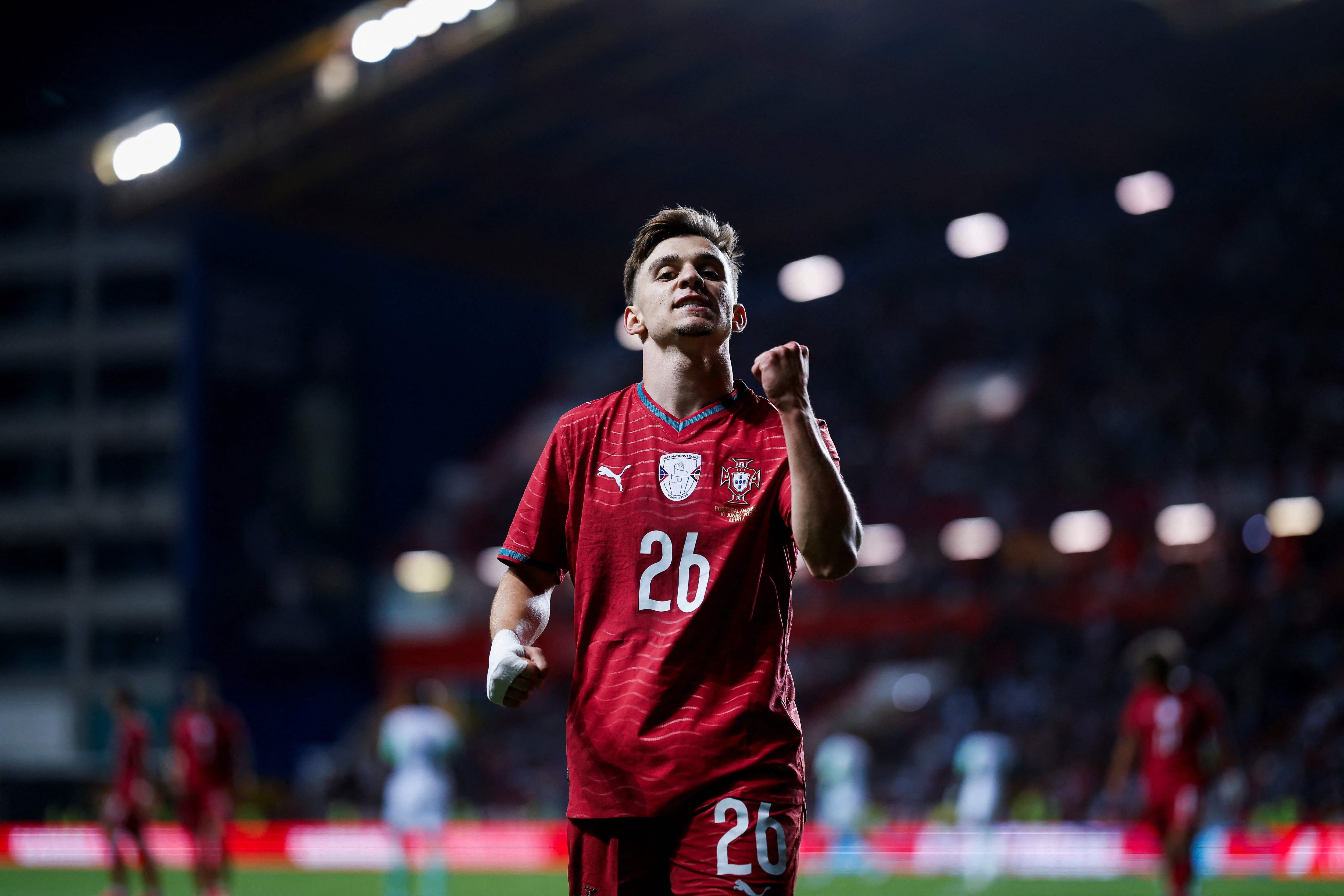 Francisco Conceicao, autor del 2-1 de Portugal sobre Nigeria