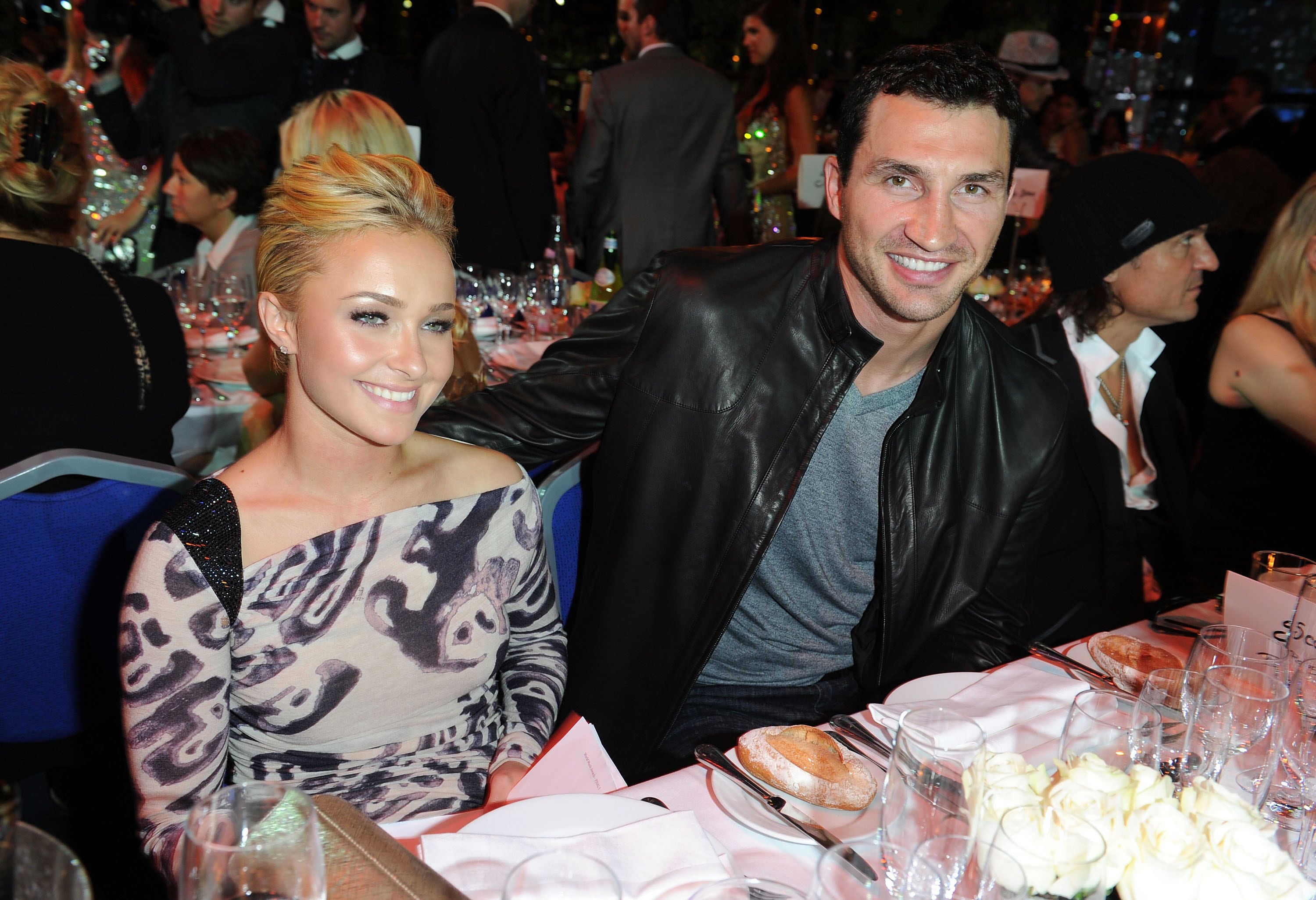 Hayden Panettiere y Wladimir Klitschko, durante la gala de los World Music Awards de 2010 en Monaco