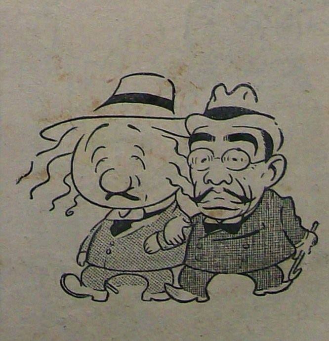 Einstein y Lugones. El escritor fue uno de los que impulsó su visita a la Argentina.