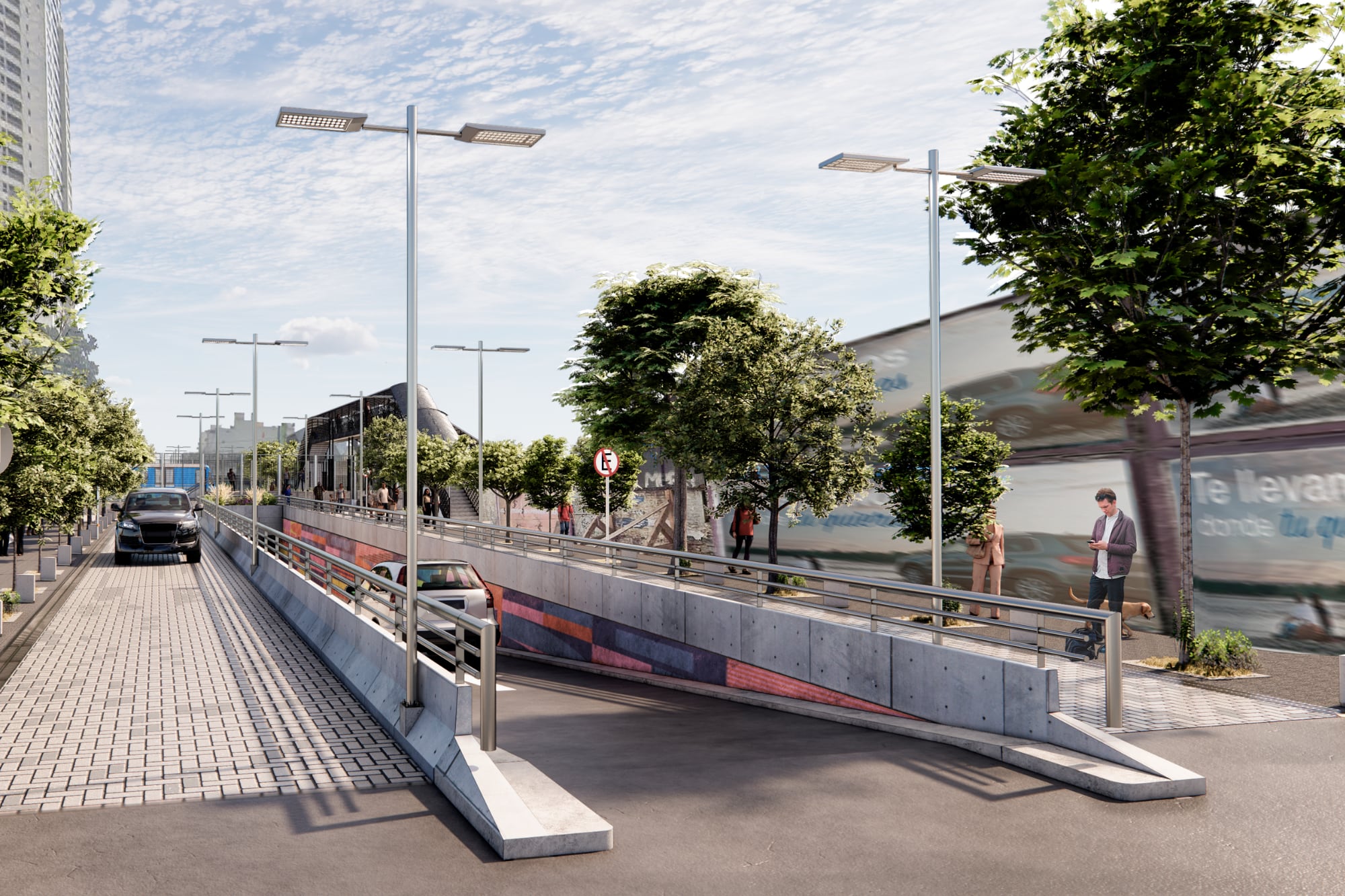 Así quedará la obra una vez finalizada (Foto: GCBA)