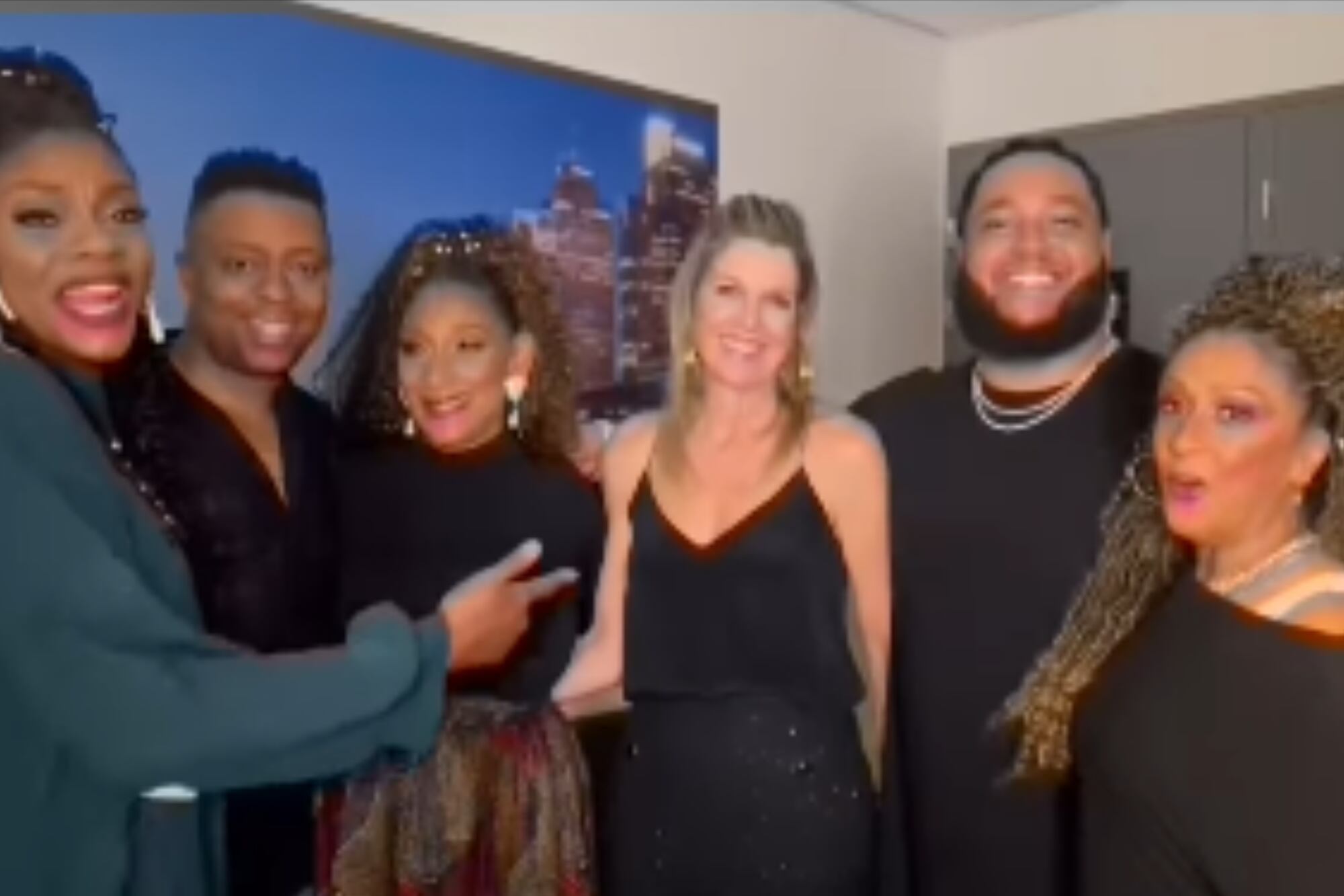 Máxima Zorreguieta junto al grupo Sister Sledge (Foto: Instagram @sistersledgeofficial)