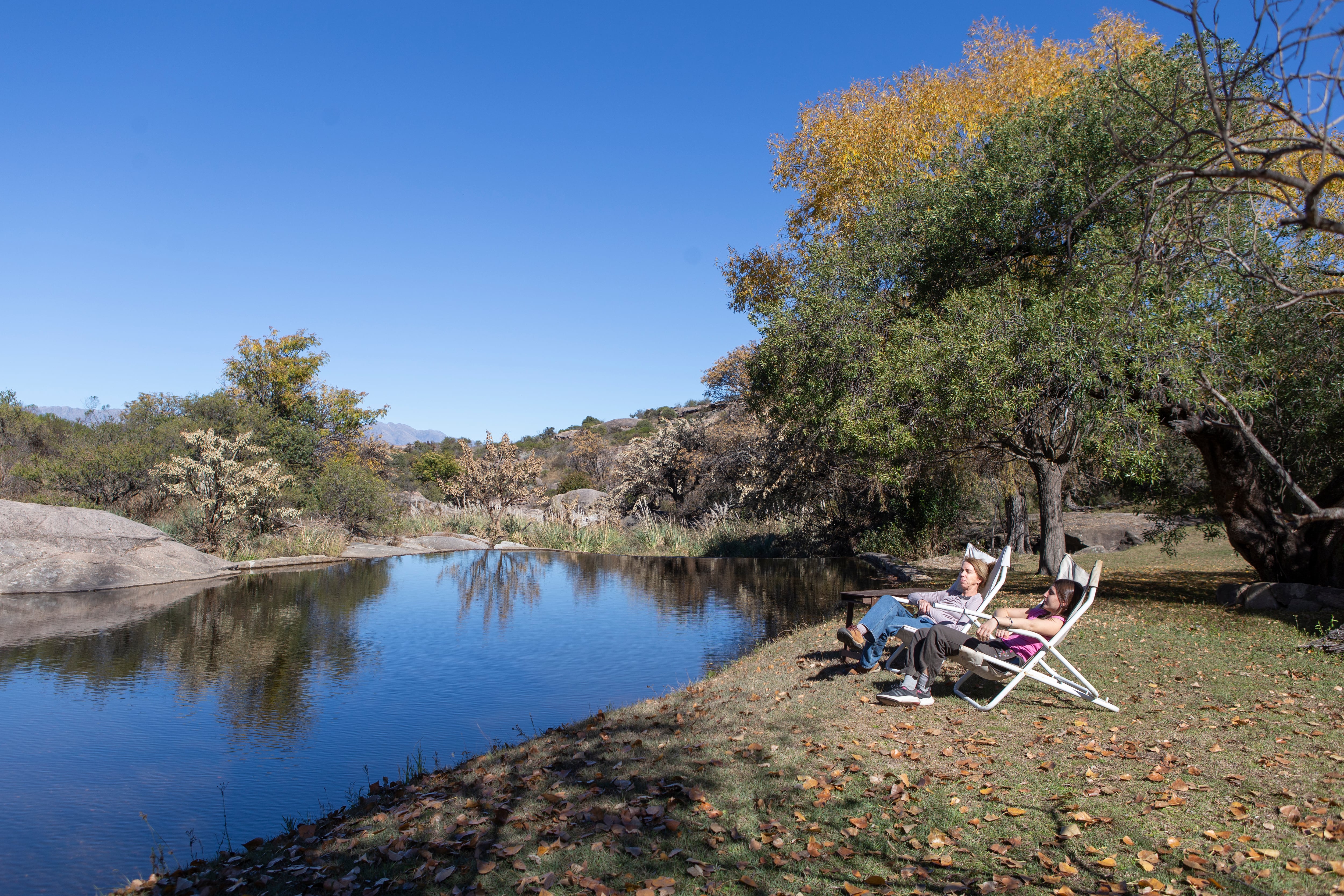 Hay lugares para el relax.