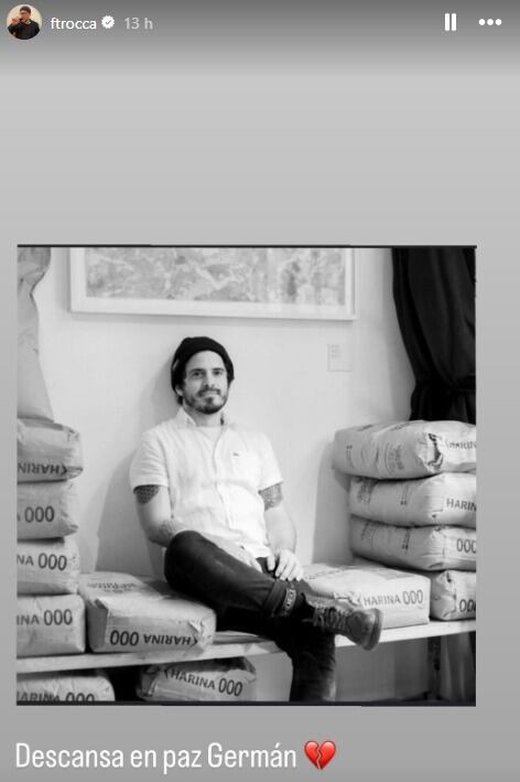 La despedida de Fernando Trocca a Germán Torres