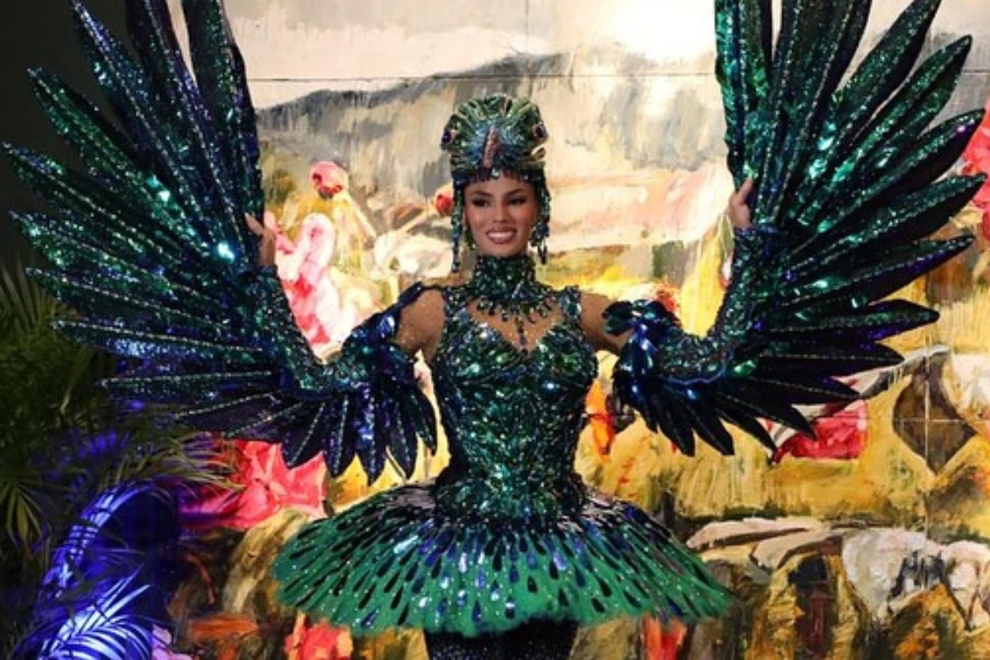 Miss Puerto Rico presenta el impactante traje típico que usará en Miss Universo 2025: inspirado en un animal