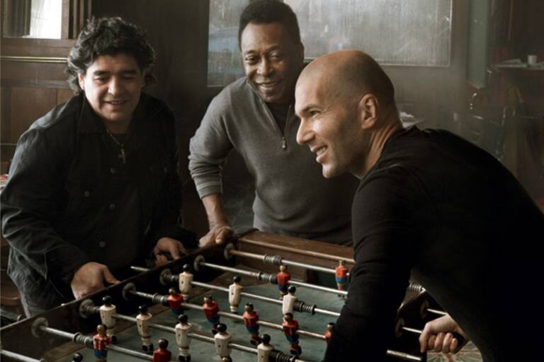 Maradona, Pelé y Zidane ¡imagen de Louis Vuitton!
