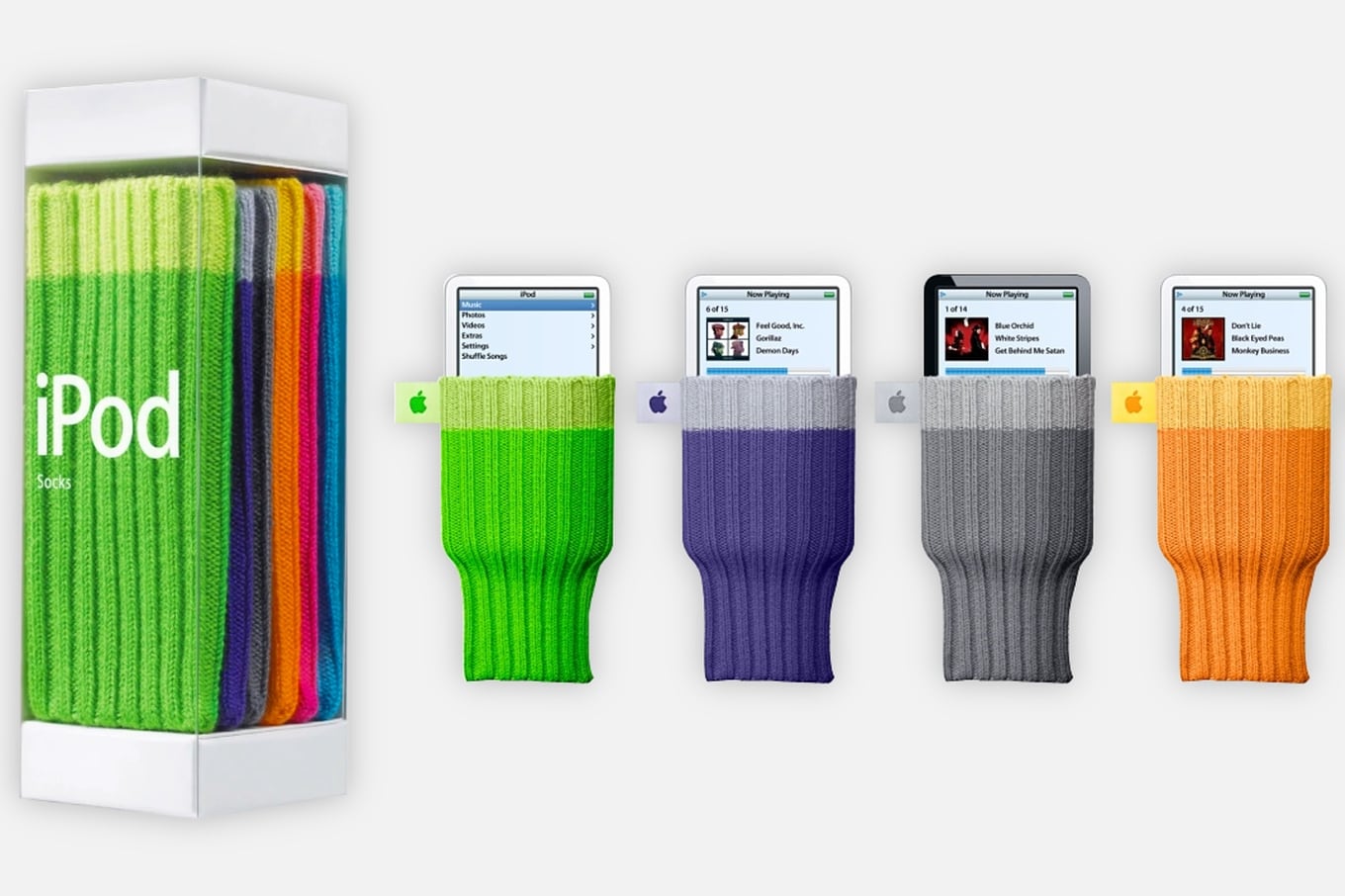 iPod Socks, el producto de 2004 que muchos consideran el precursor del iPhone Pocket
