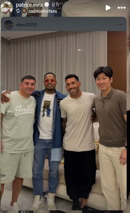 Las fotos del reencuentro entre los exjugadores