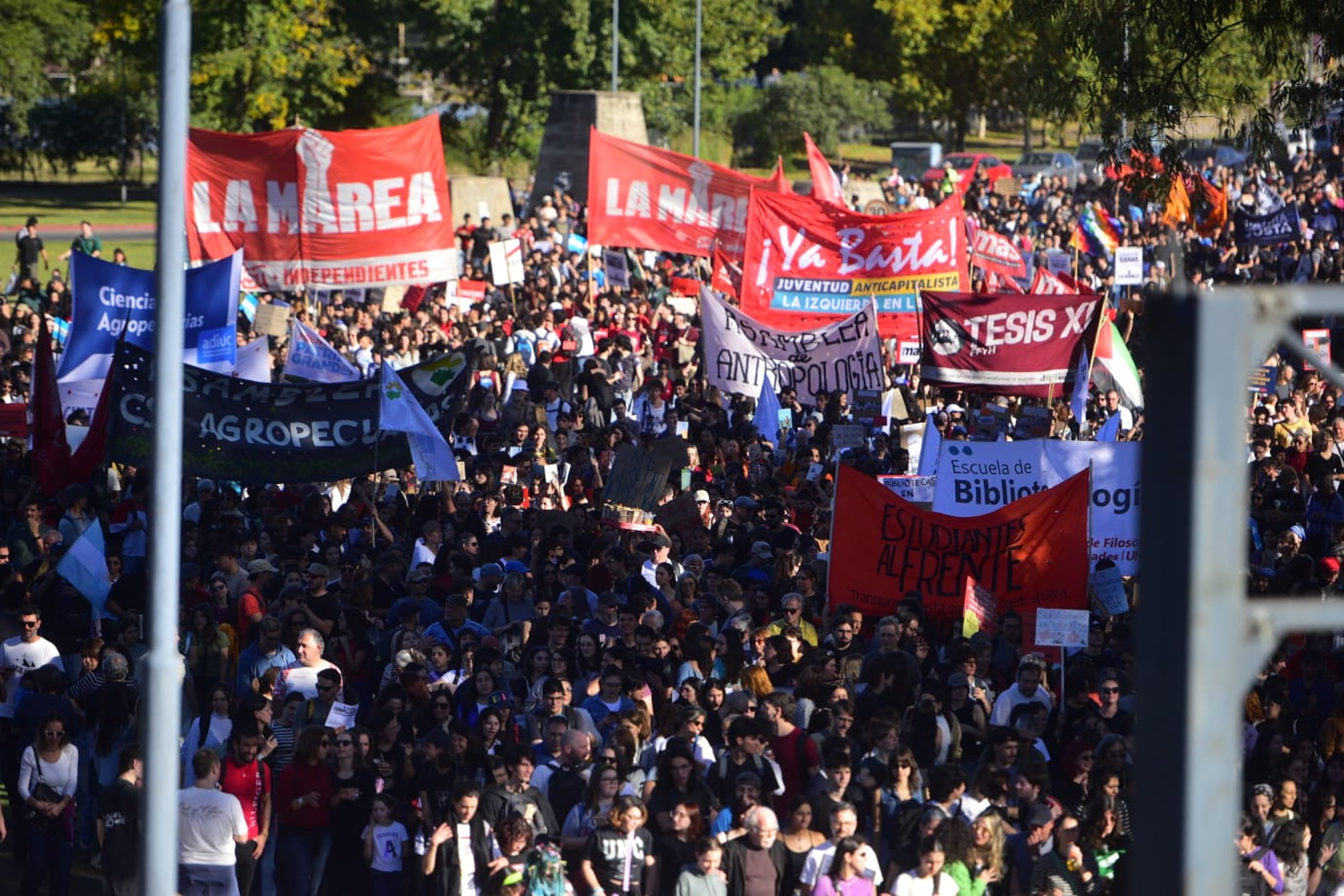 En Córdoba también se realizó la cuarta marcha universitaria federal