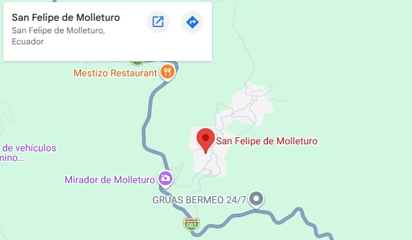 El siniestro ocurrió cerca del sector de San Felipe de Molleturo