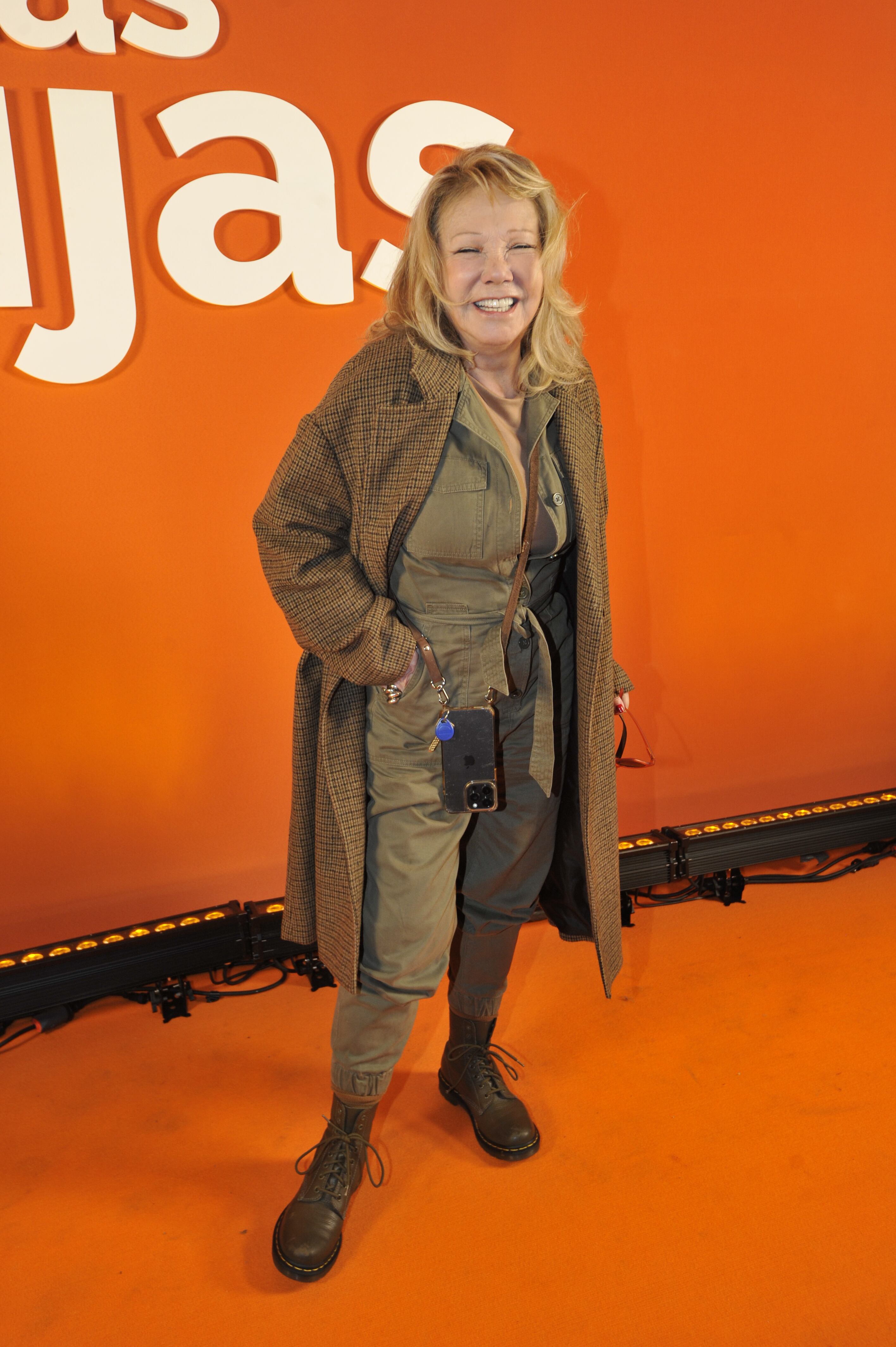 A pura sonrisa: Soledad Silveyra a la salida de la función