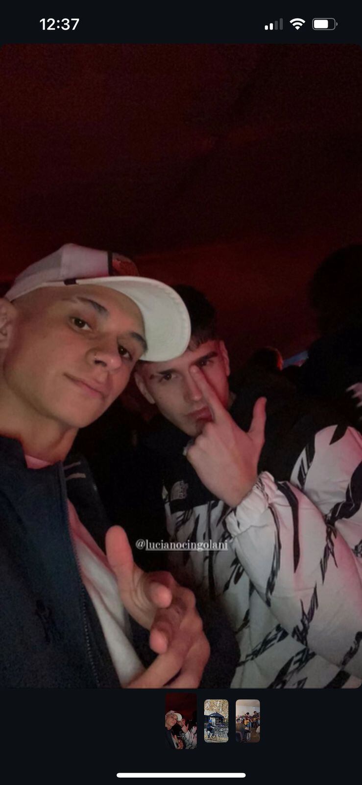 Garraza junto con Cingolani.