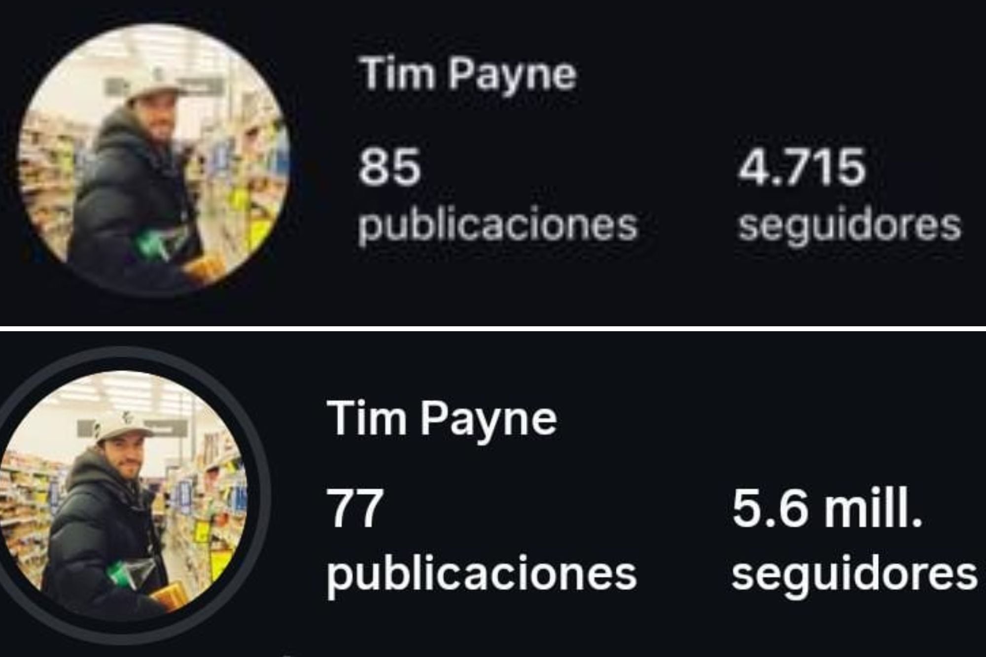 El crecimiento de Tim Payne no fue por su rendimiento, sino por una campaña de un influencer argentino