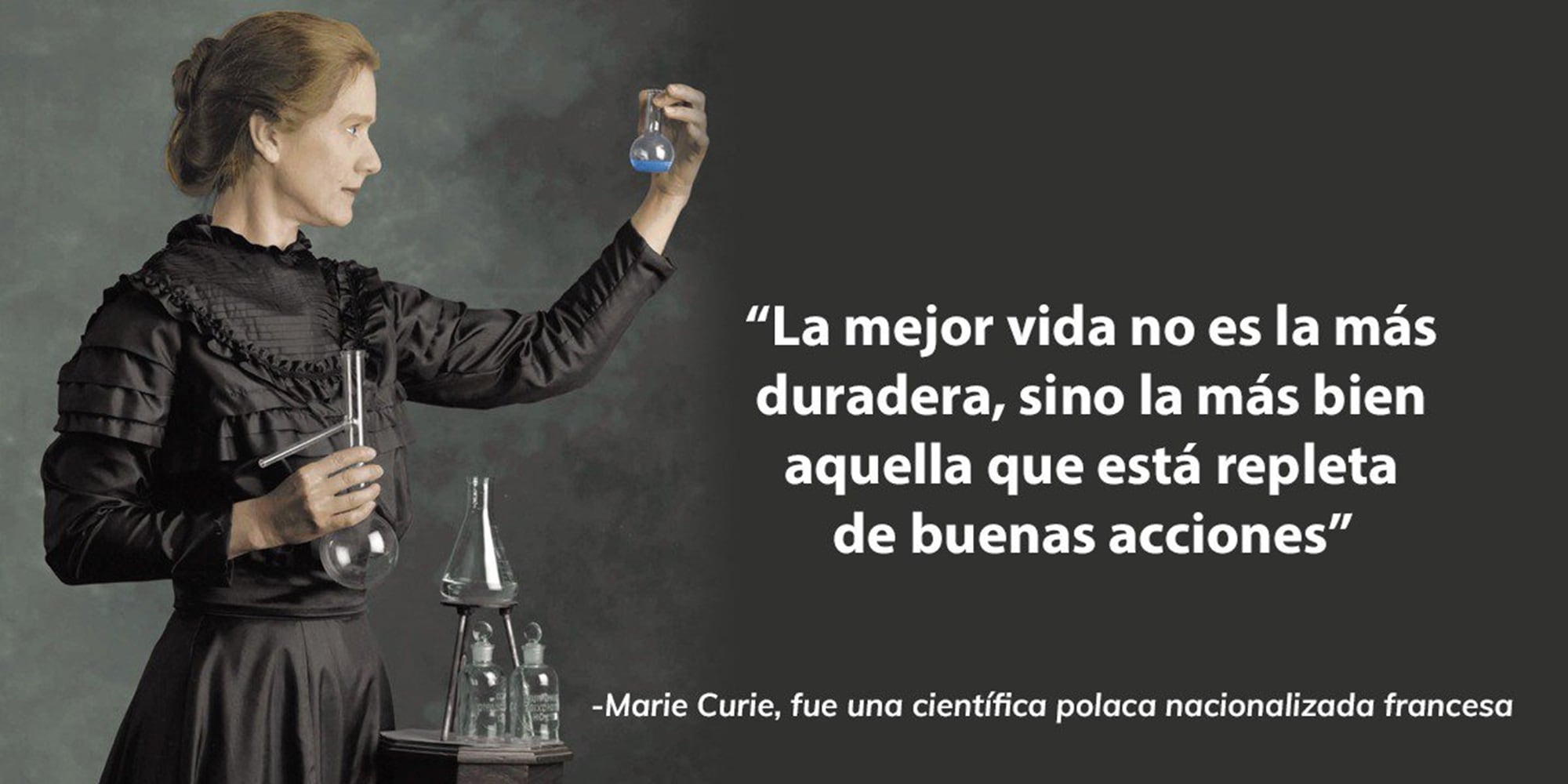 Las palabras de Marie Curie aún resuenan en pleno 2026