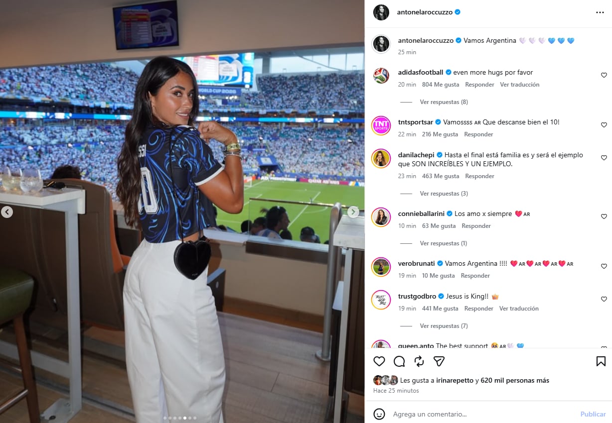 El posteo de Anto Roccuzzo tras el triunfo ante Cabo Verde