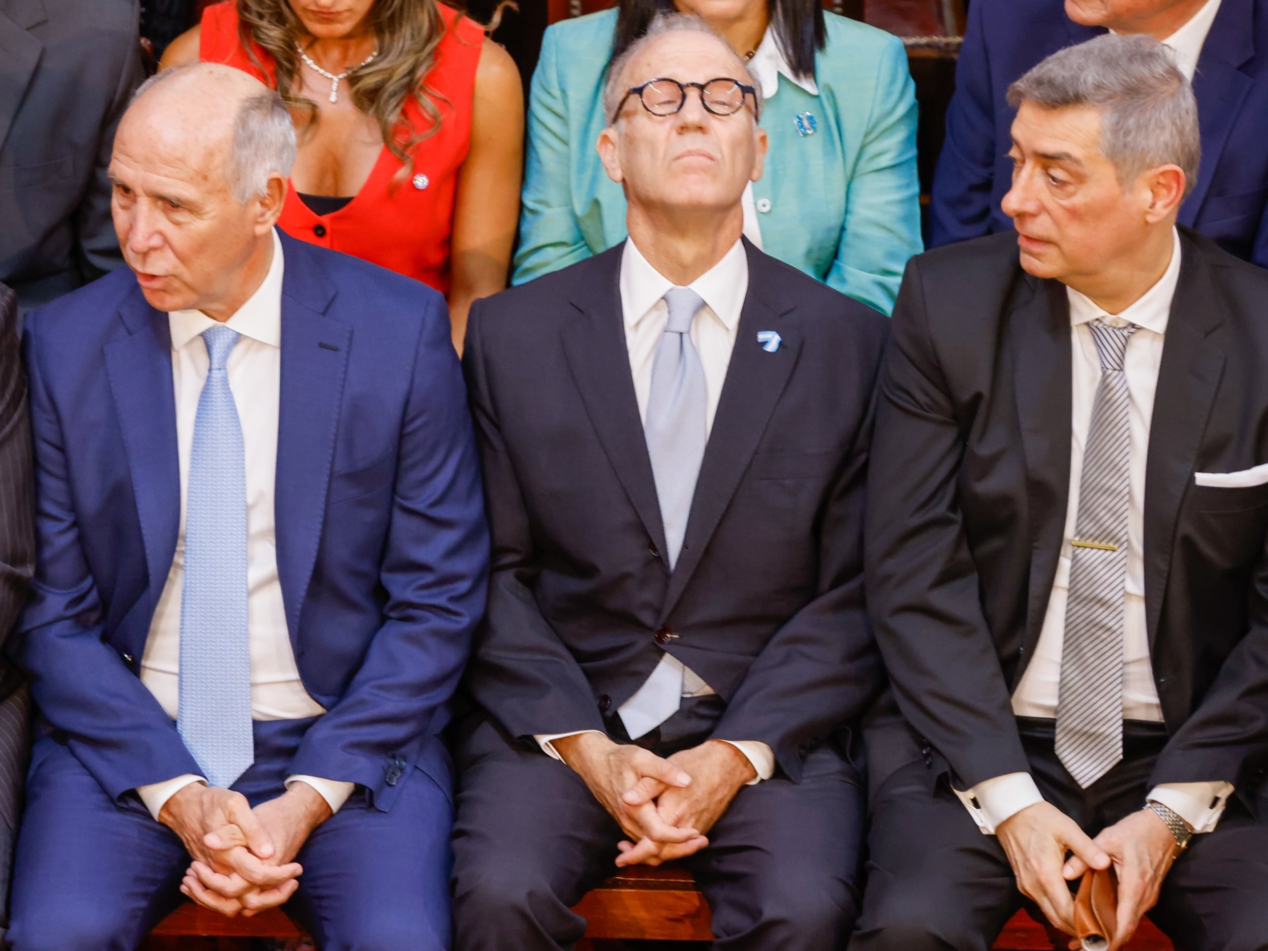 Ricardo Lorenzetti, Carlos Rosenkrantz y Horacio Rosatti, los tres integrantes de la Corte Suprema