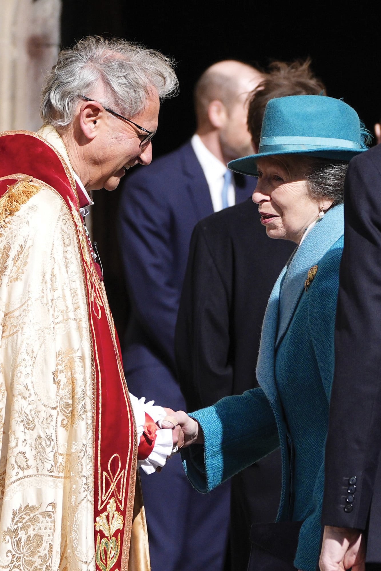 La princesa real Ana, que desde fines de 2022 desempeña el cargo de Consejera de Estado, se convirtió en una de las figuras de mayor apoyo institucional al Rey en actos como este