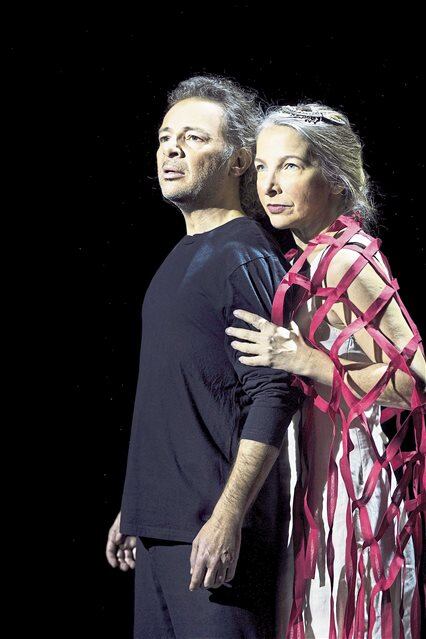 Fabián Vena y Alejandra Darín, en Edipo Rey