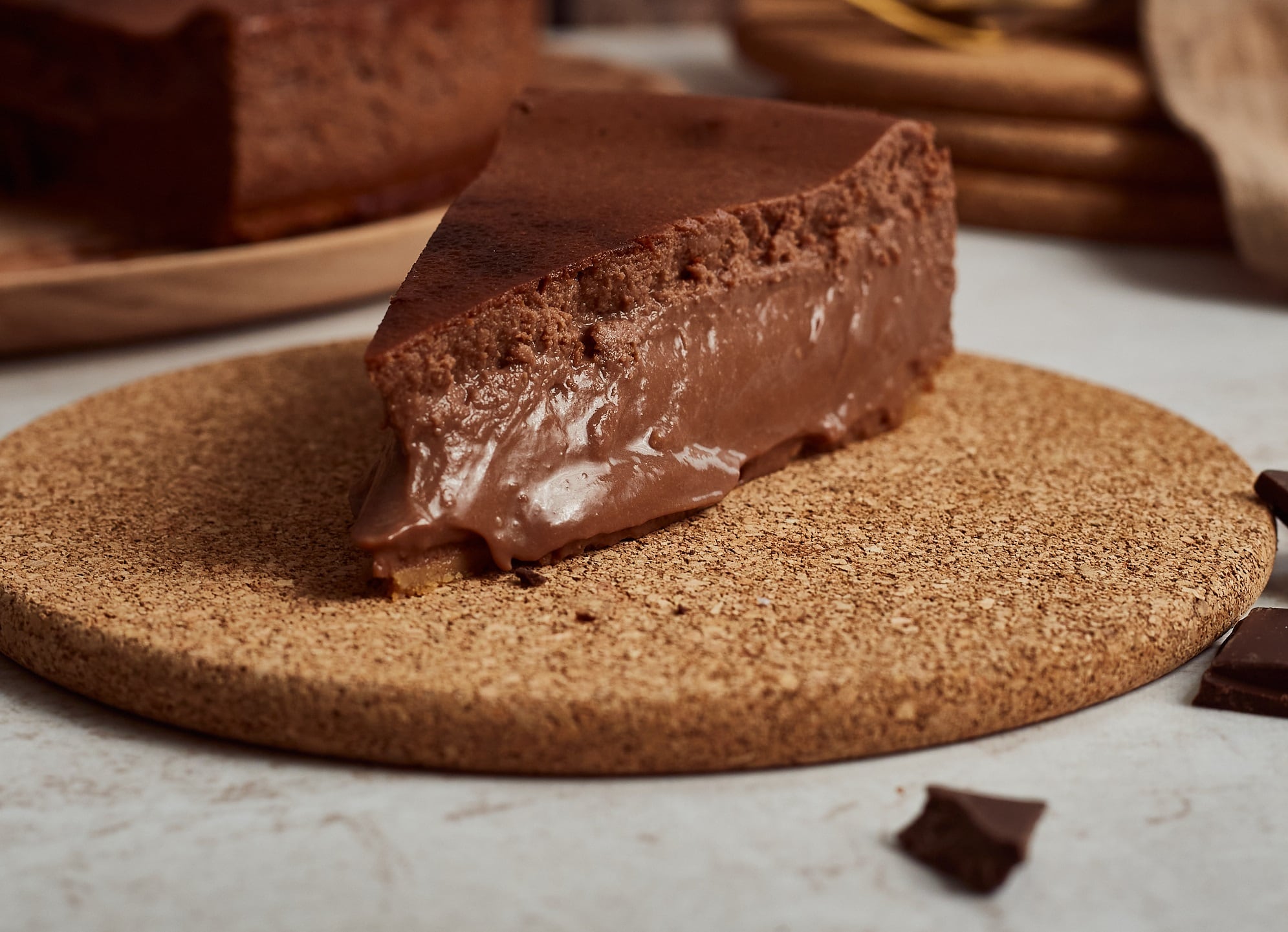 Tarta de queso en Joaquín Vasco con Nutella