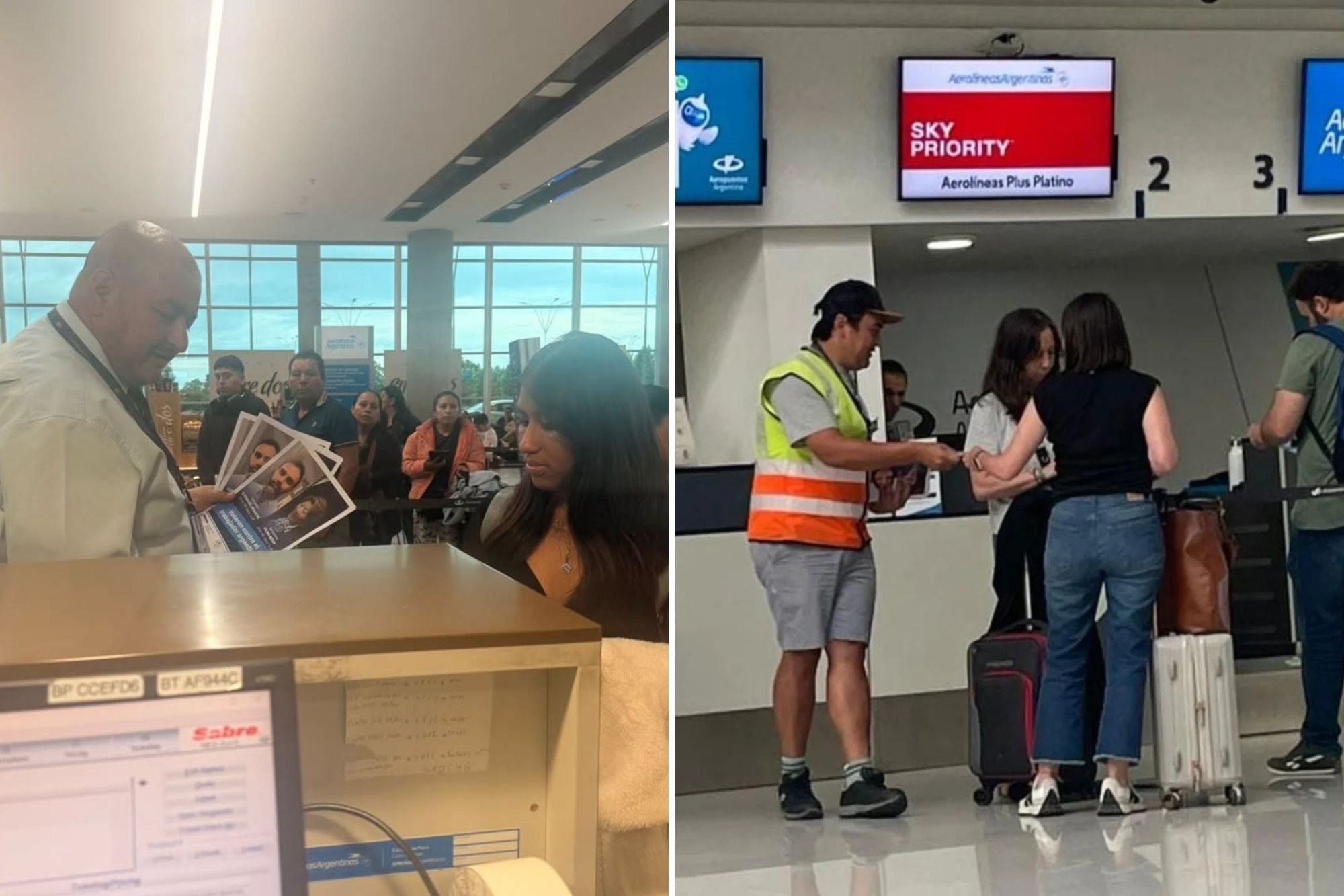 Un gremio lanzó una campaña en los aeropuertos del país contra los senadores que apoyaron la reforma laboral