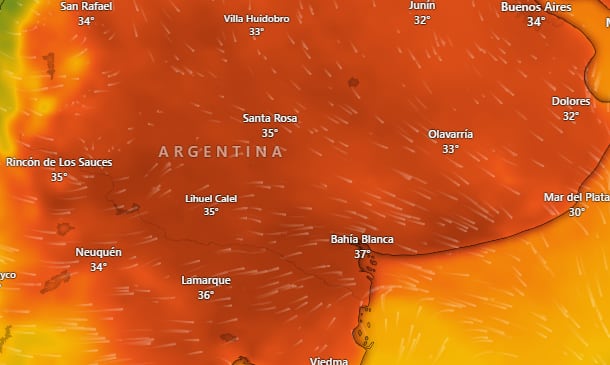 Hay alerta por calor, tormentas, lluvias y viento para este lunes 2 de febrero: las provincias afectadas
