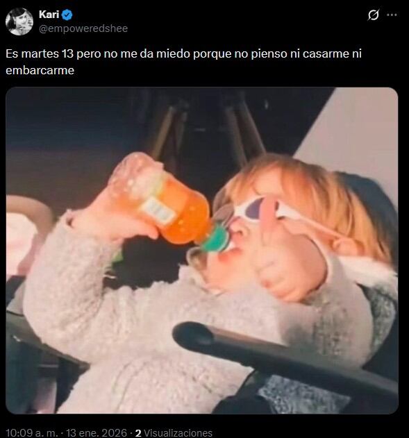 Las mejores reacciones sobre el martes 13