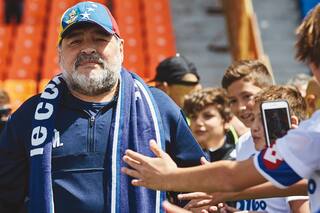 Maradona, en el Bosque