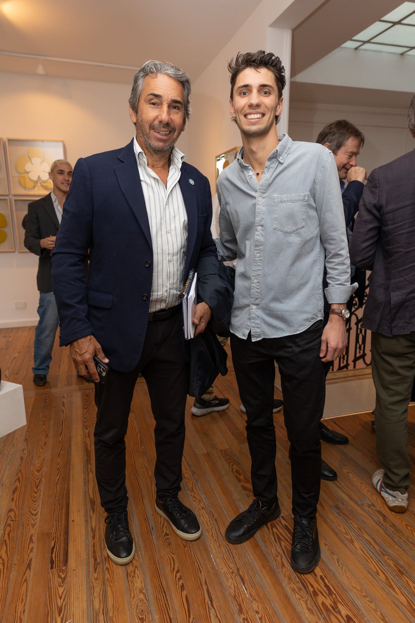 Dicky Smith Estrada y su hijo Rafa