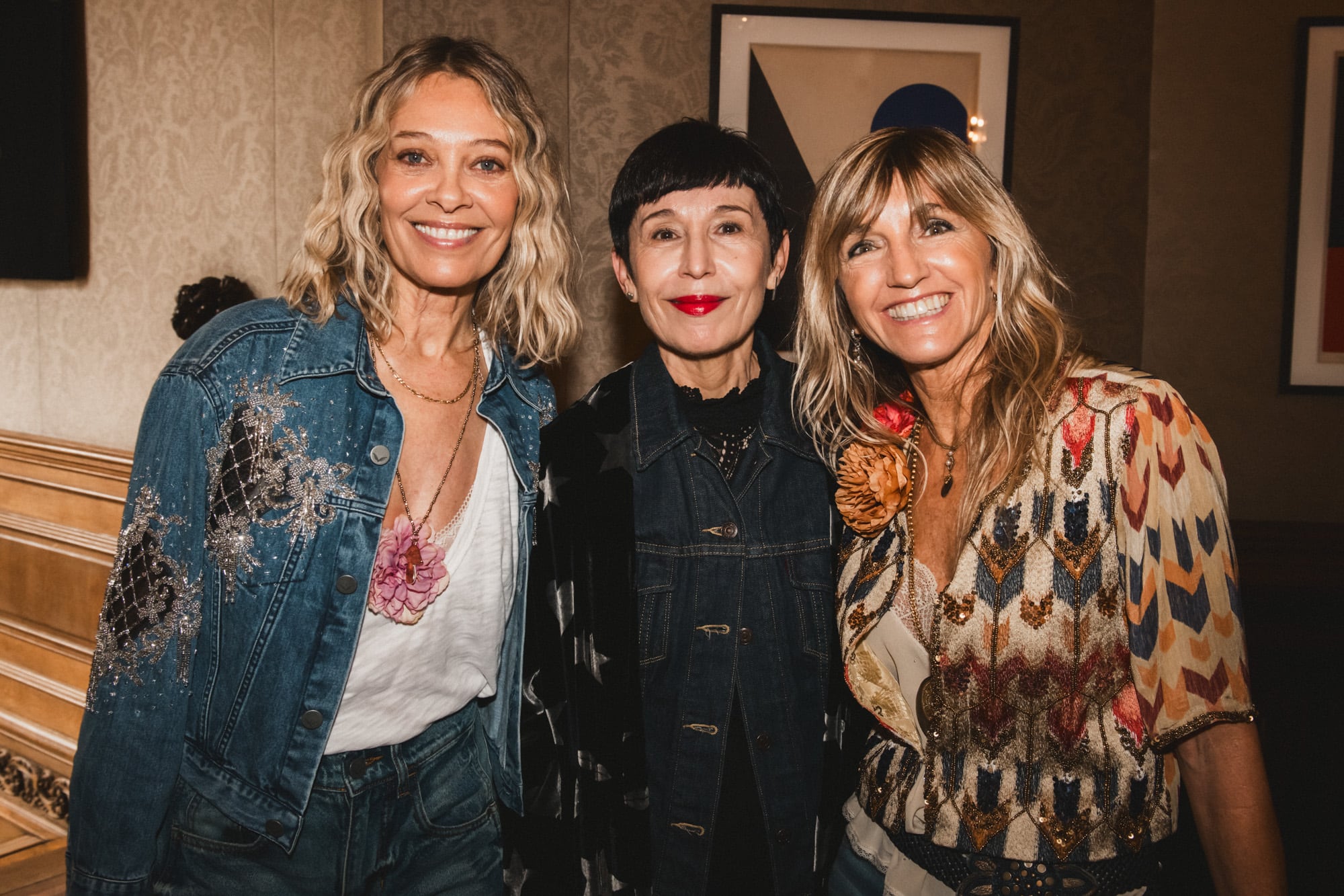 Sol Acuña, Ana Torrejón y Josefina Helguera