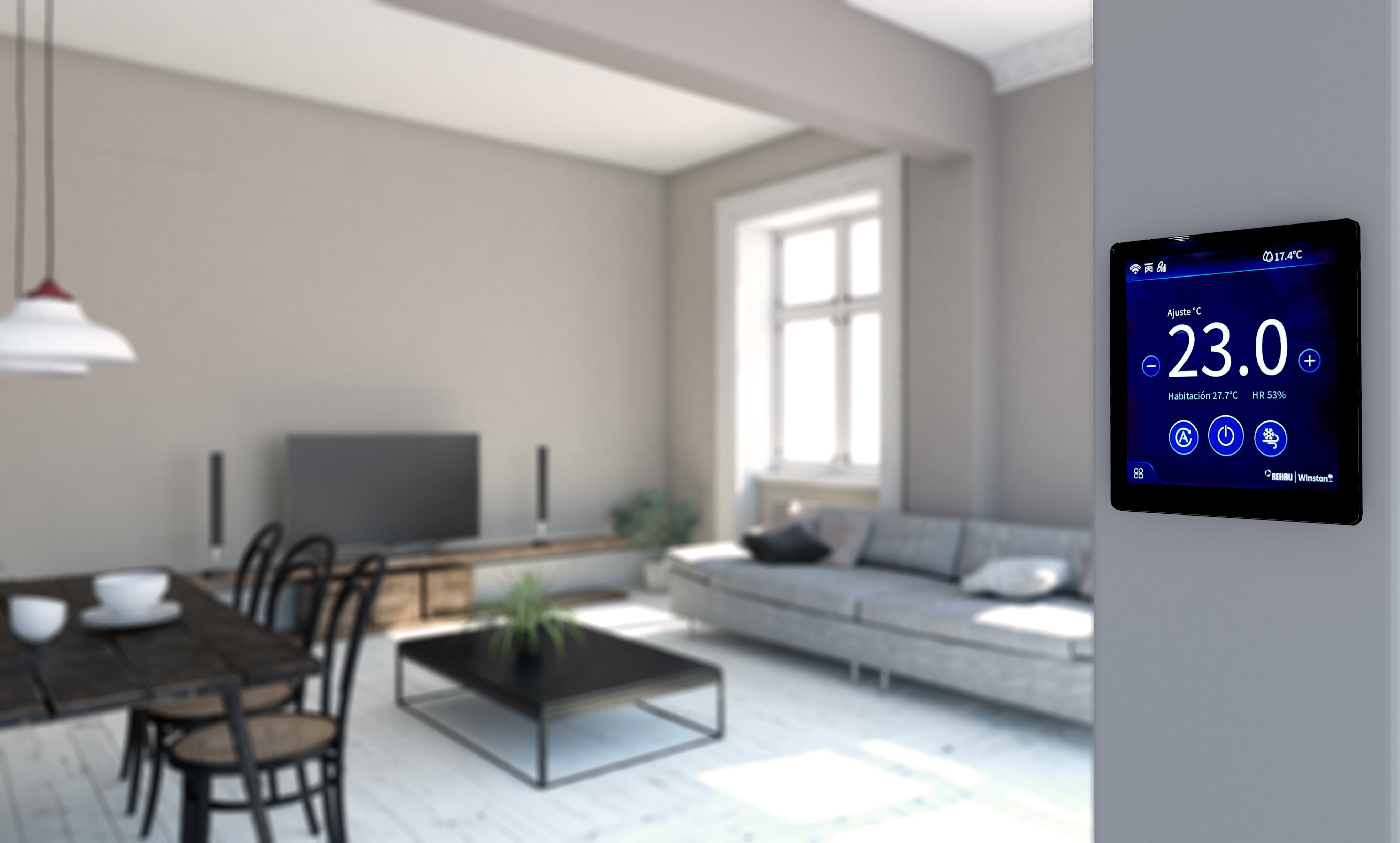 Se puede estar lejos de la casa y preparar la calefacción o el aire acondicionado para que climaticen los ambientes antes de llegar