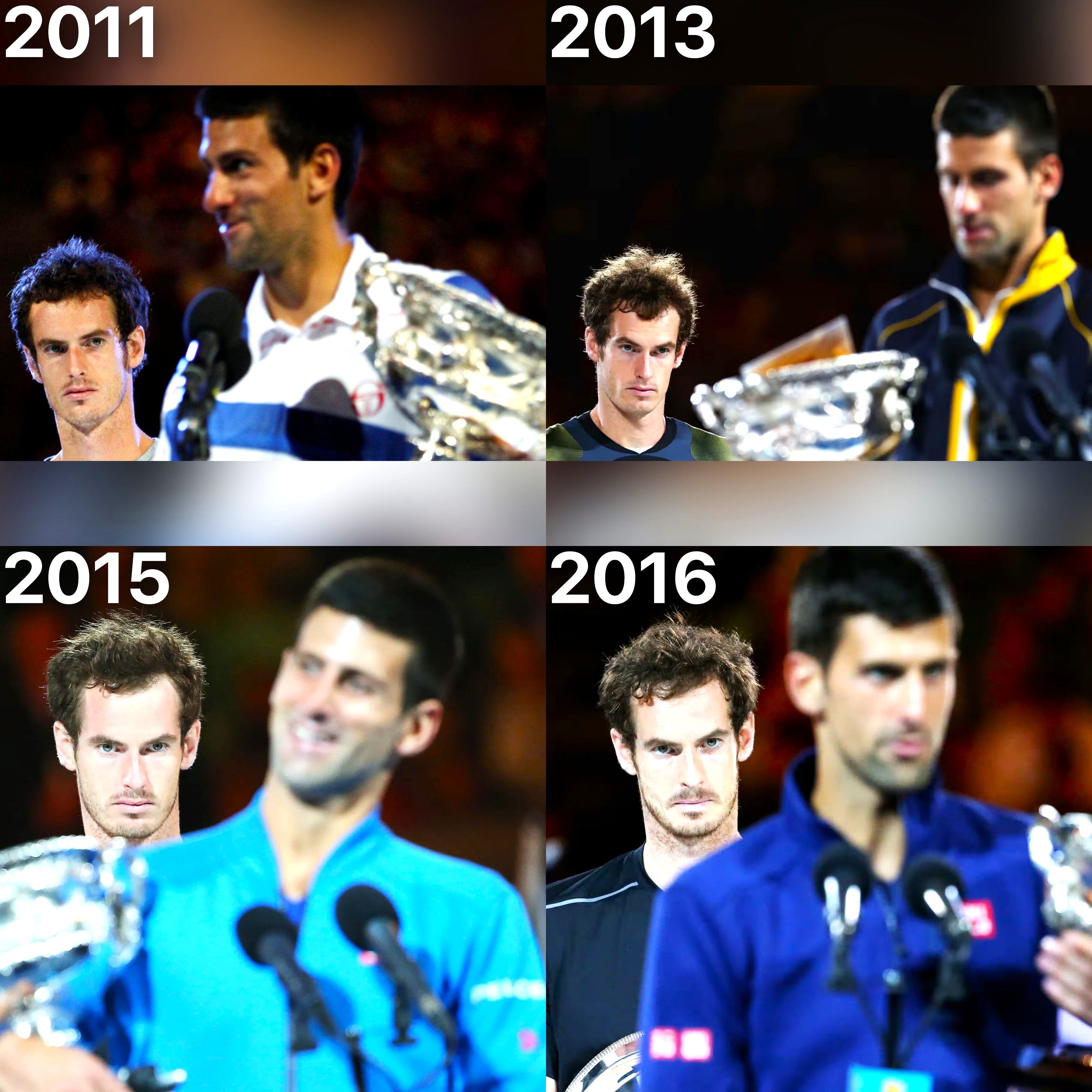 Una imagen símbolo: Djokovic y Andy Murray empezarán a trabajar juntos en el Abierto de Australia, donde Nole venció al escocés en cuatro finales