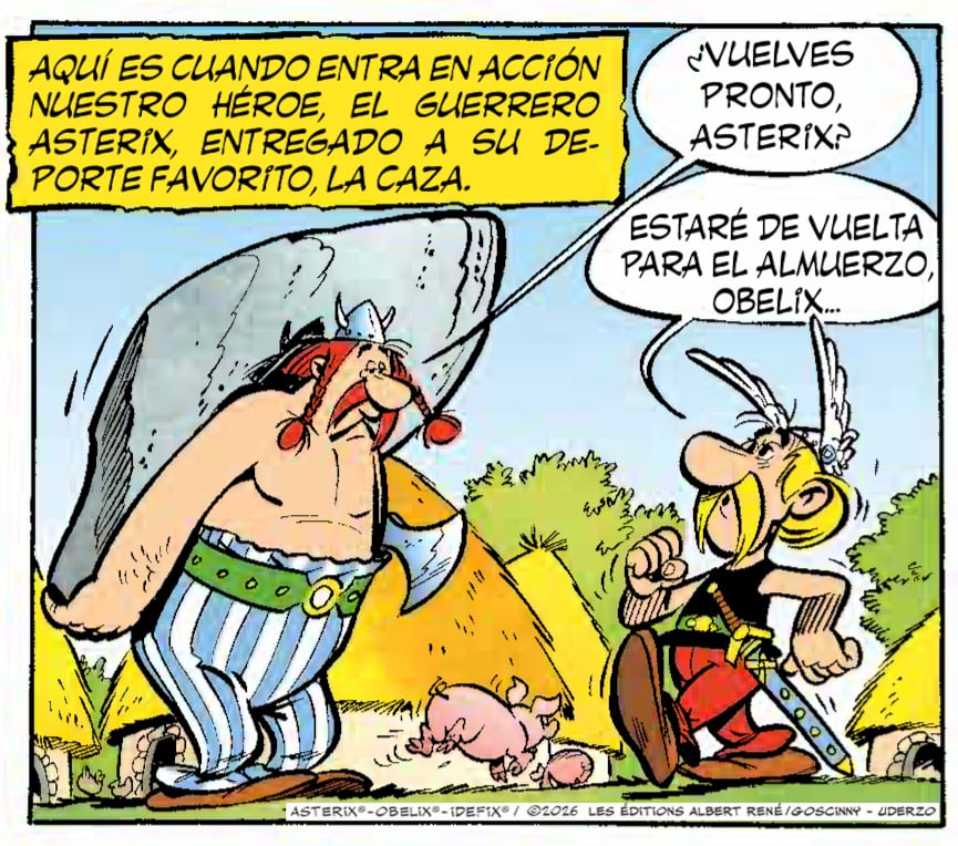 Viñeta de Asterix