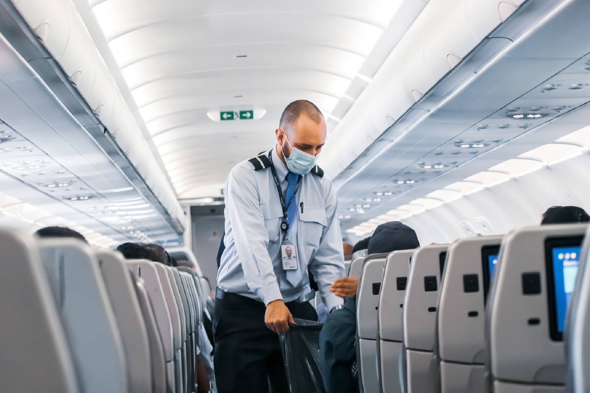 Taylor también recomendó a los pasajeros que incluyan un barbijo en sus bolsos