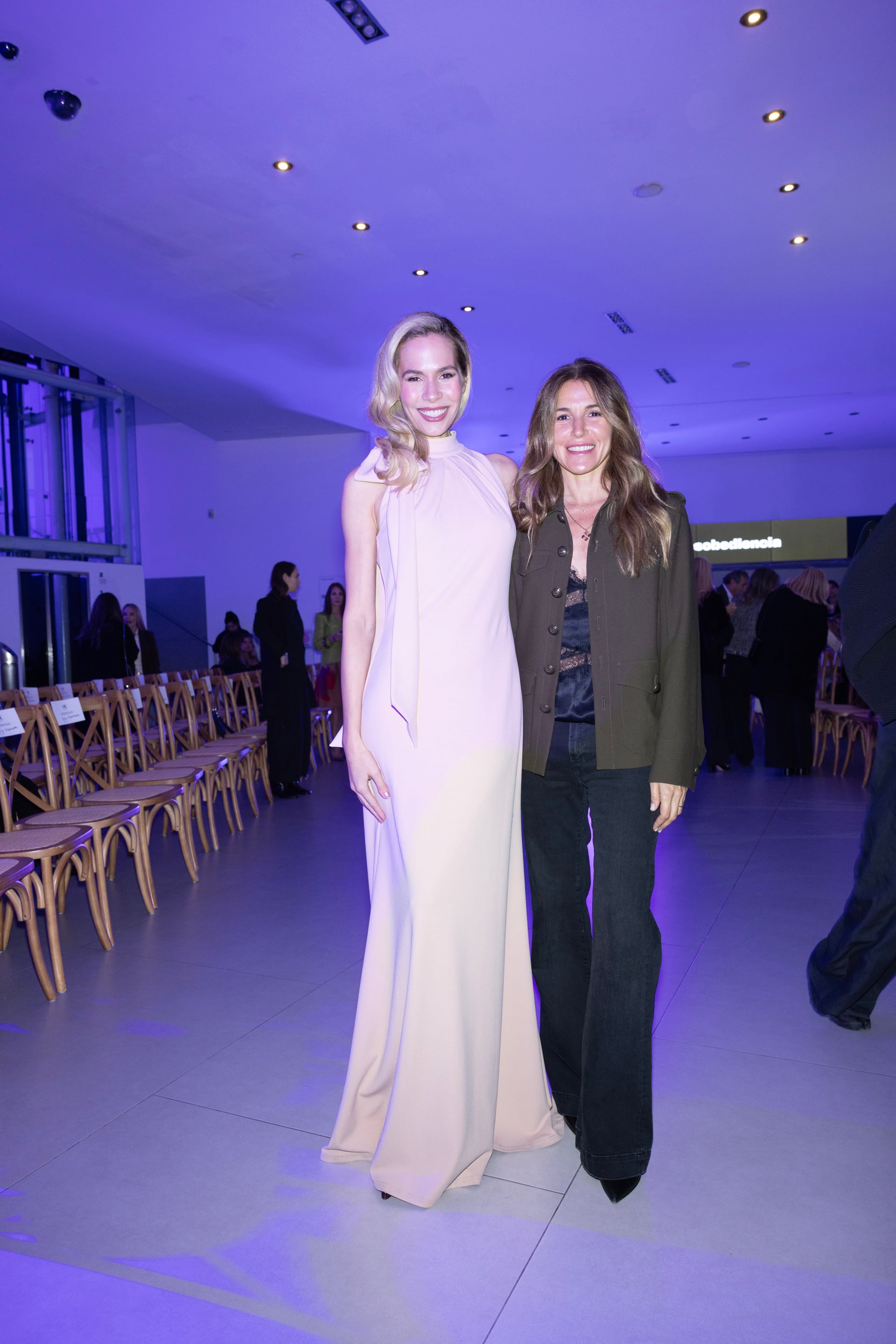 La creadora de SAC, Elina Costantini, y la estilista Vicky Miranda