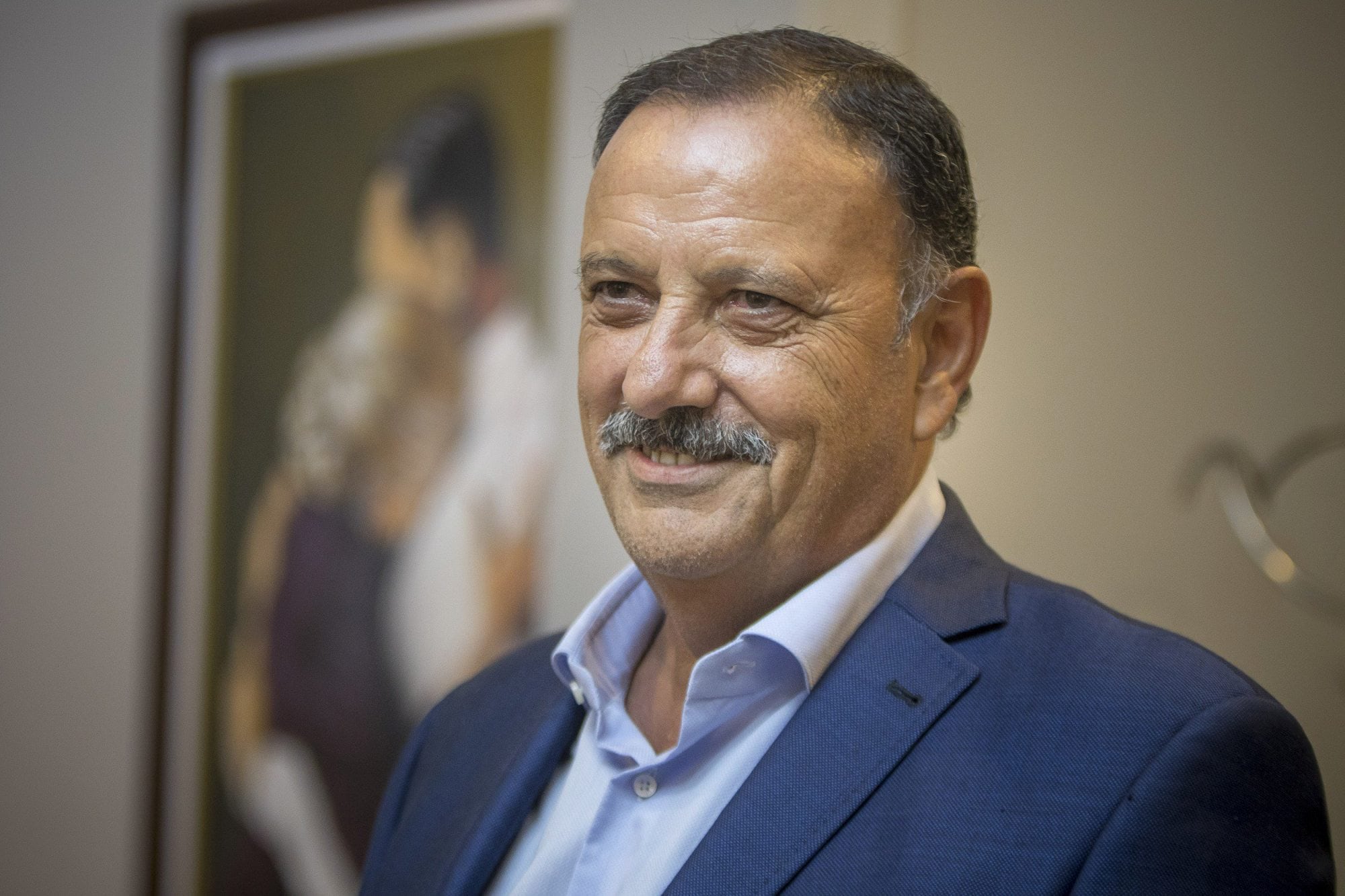 El gobernador Ricardo Quintela.