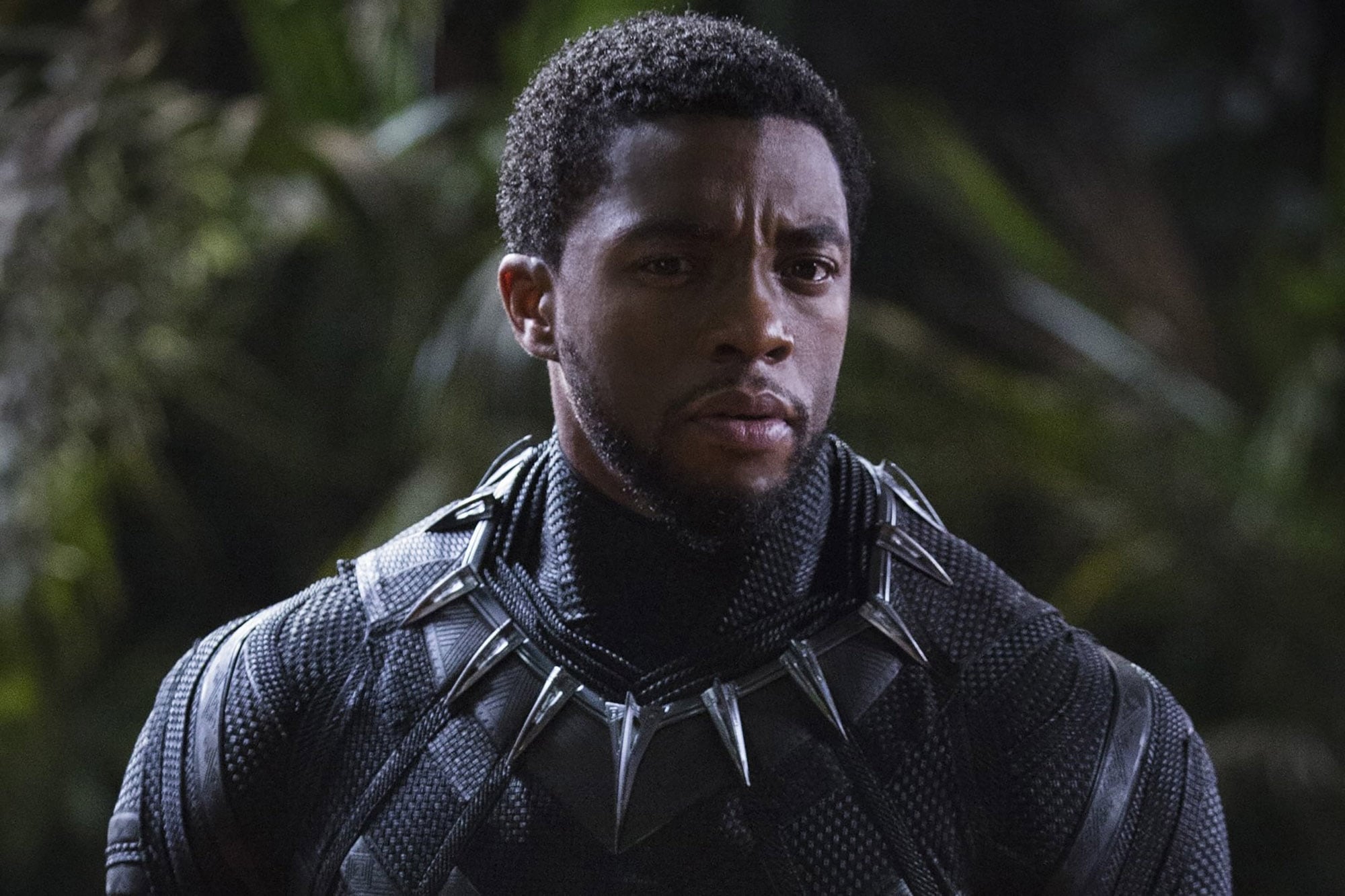 Chadwick Boseman como Pantera Negra, el personaje que lo convirtió en una estrella global