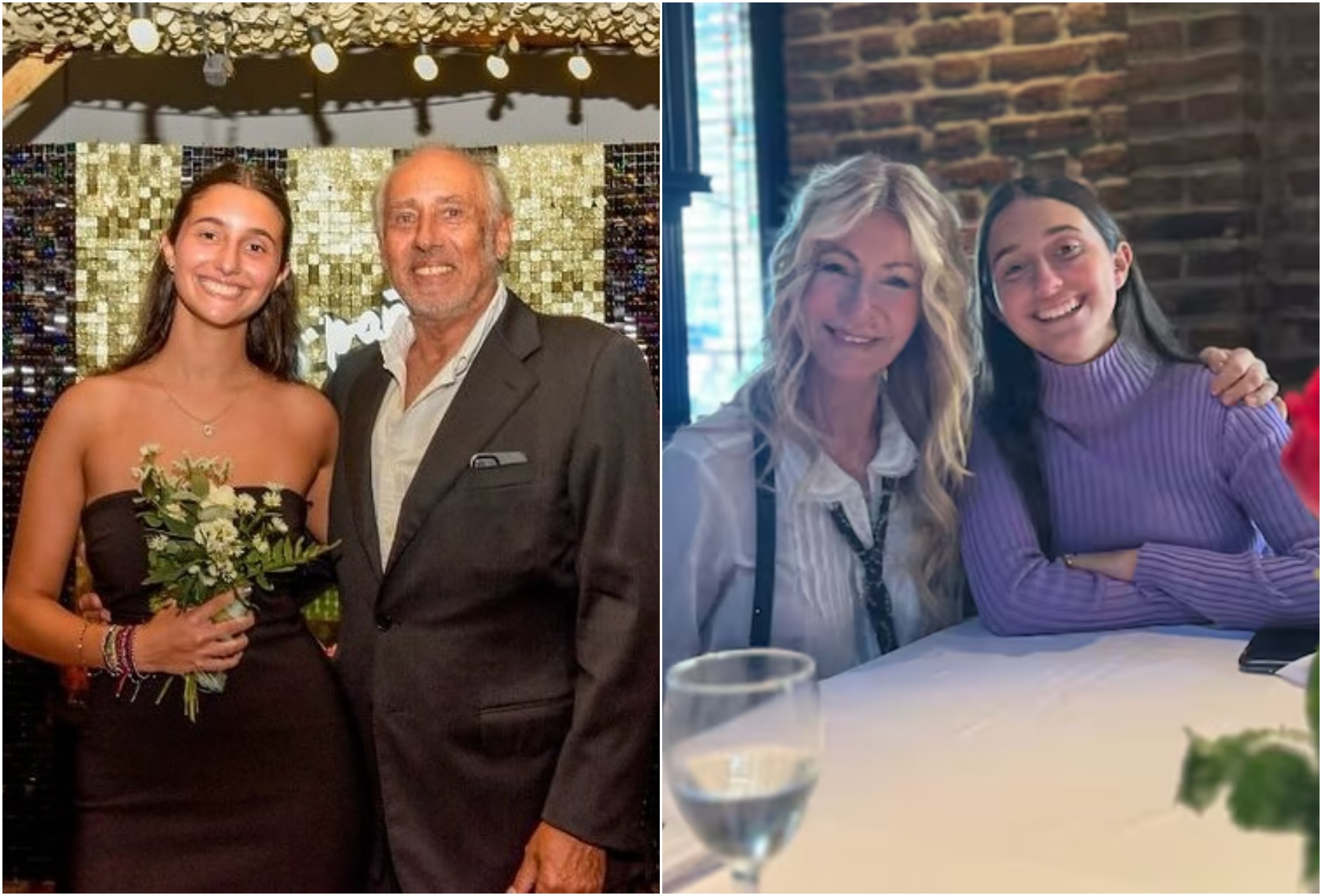 Azul con sus abuelos, Cris Morena y Gustavo Yankelevich