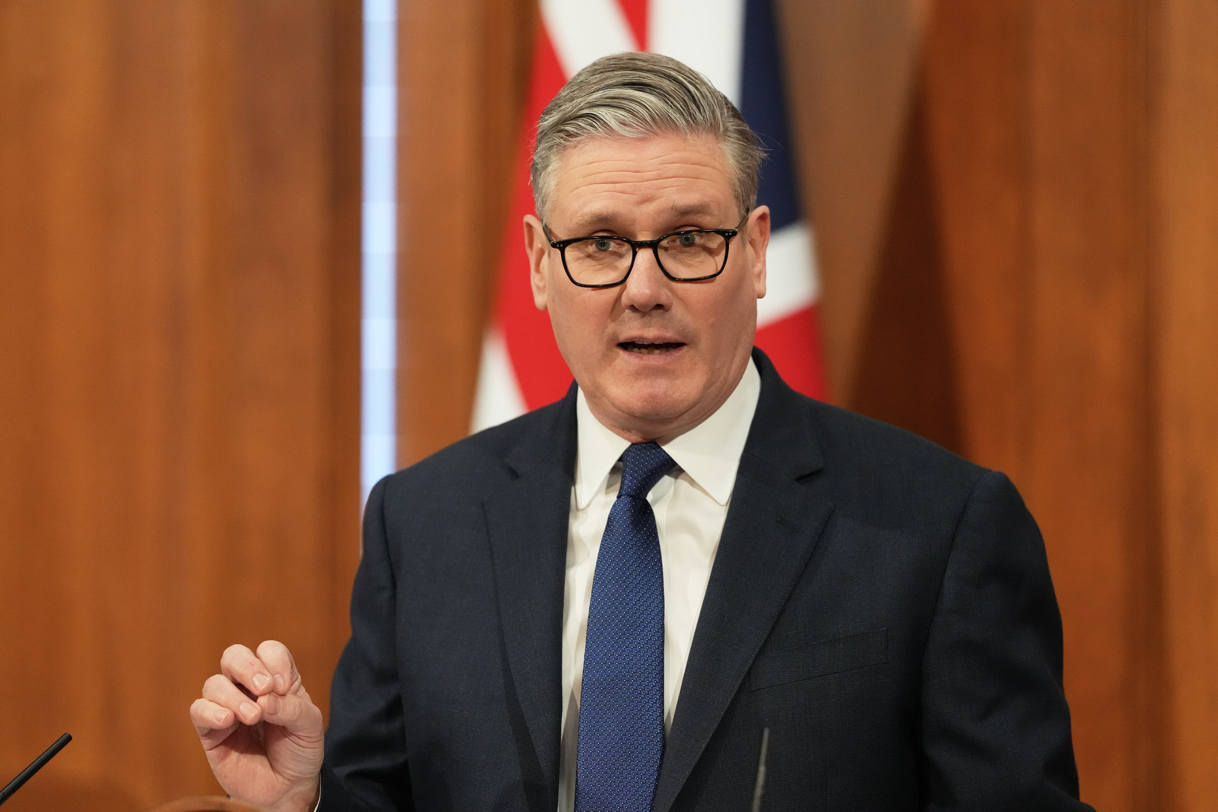 El primer ministro de Reino Unido, Keir Starmer