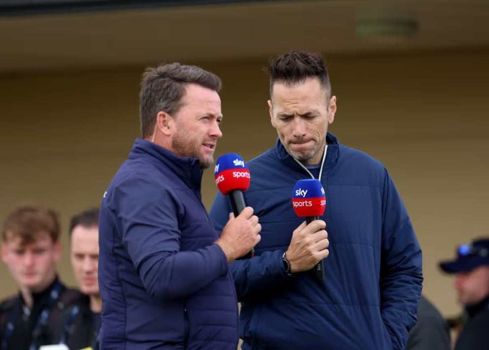 Graeme McDowell, como comentarista de Sky Sports, seguramente su destino laboral cuando se aleje de las canchas