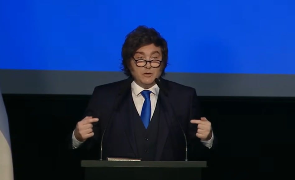 El presidente Javier Milei