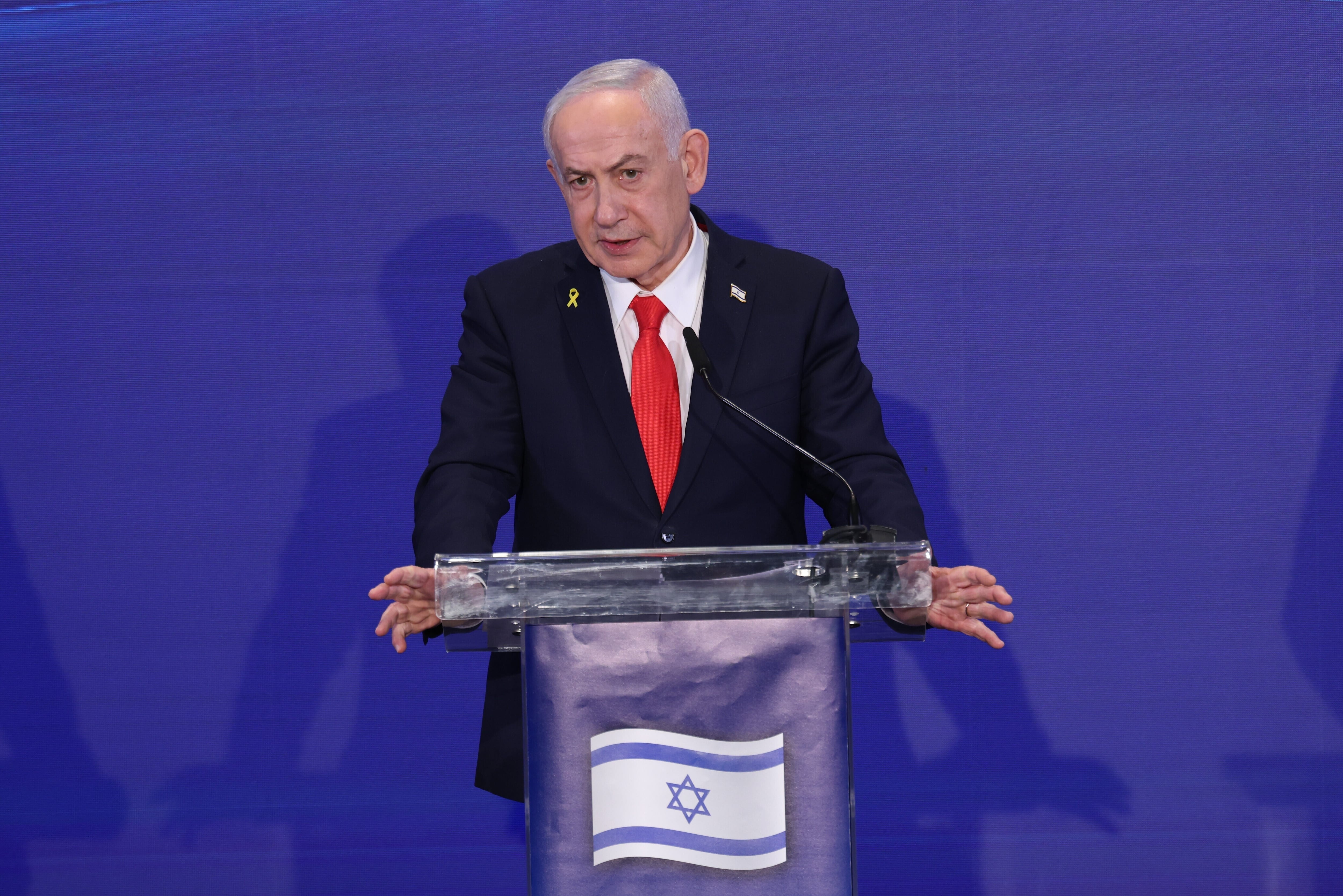 España cesa formalmente a su embajadora en Israel en medio de la escalada de tensiones 7 El primer ministro israelí, Benjamin Netanyahu