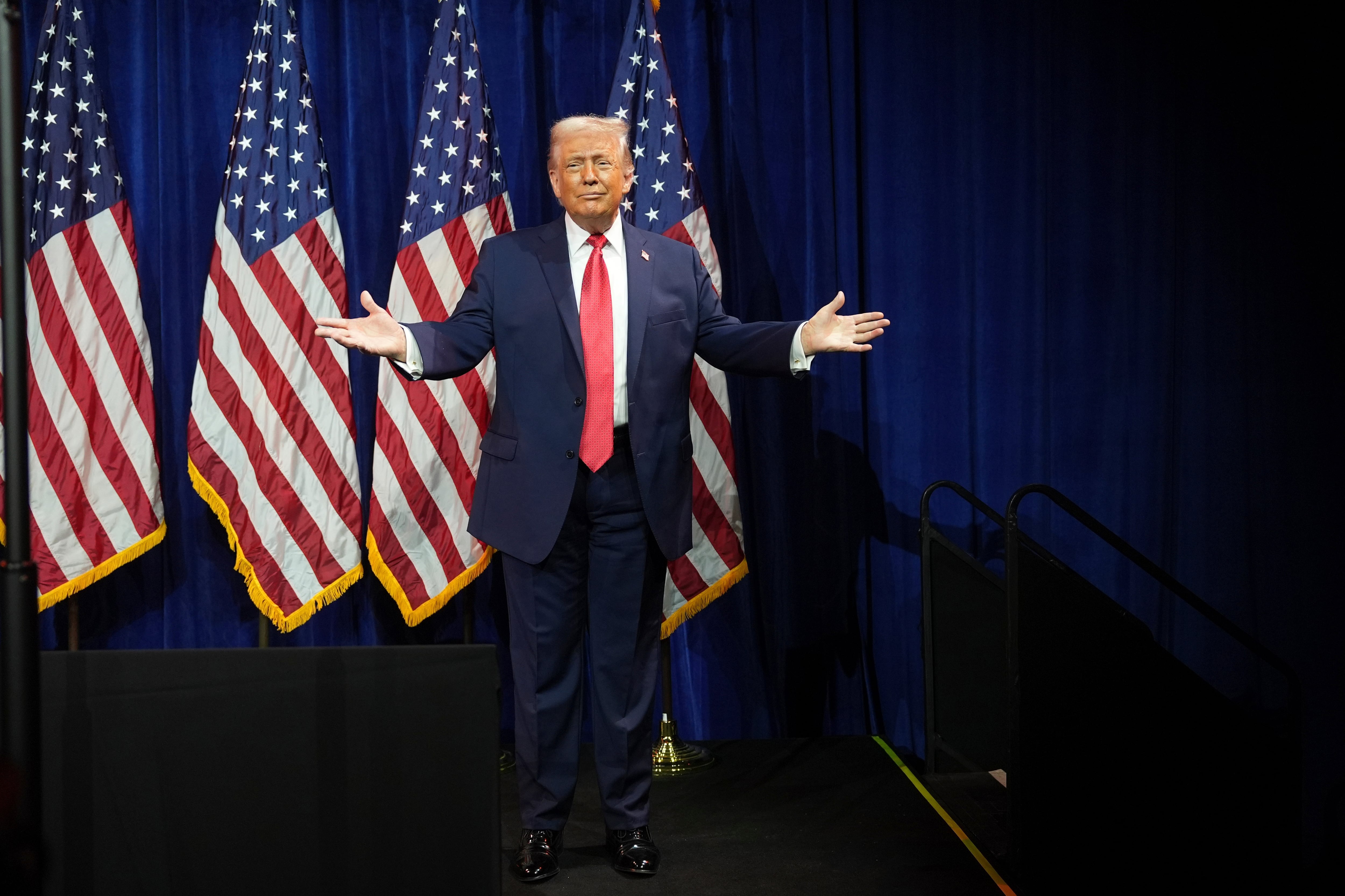 El presidente Donald Trump tuvo un alto nivel de desaprobación en la encuesta más reciente