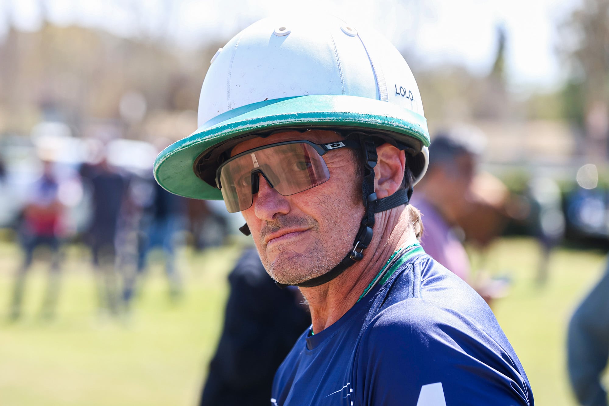 Lolo Castagnola volvió a acompañar a sus hijos en el Jockey
