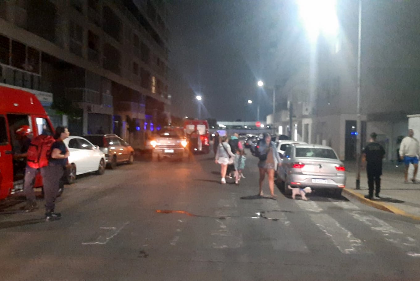 Operativo en la zona