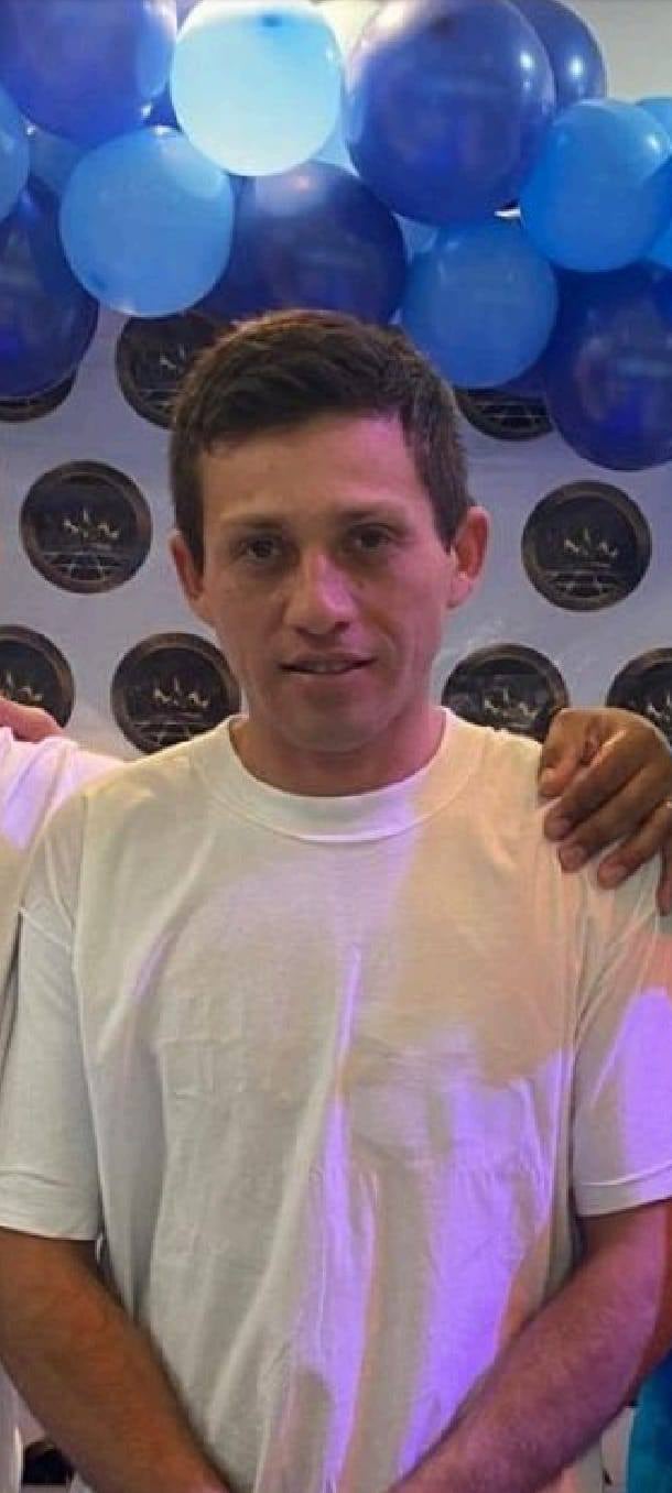 Pareja de la madre de los menores, Enzo Luque