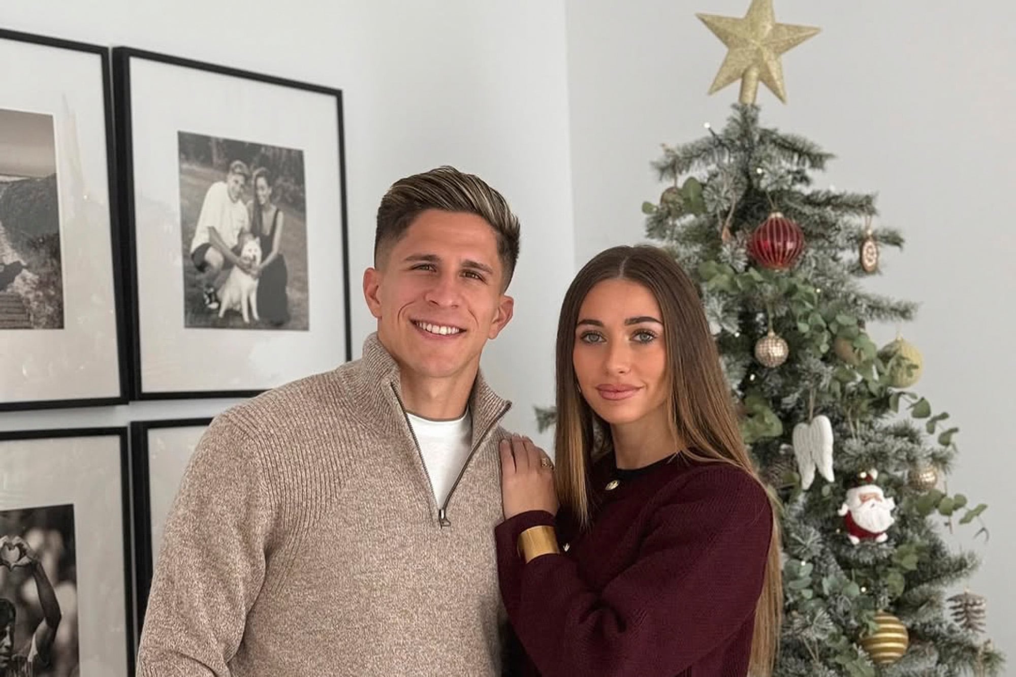 Giuliano con Irene, su novia española, esta Navidad en Madrid