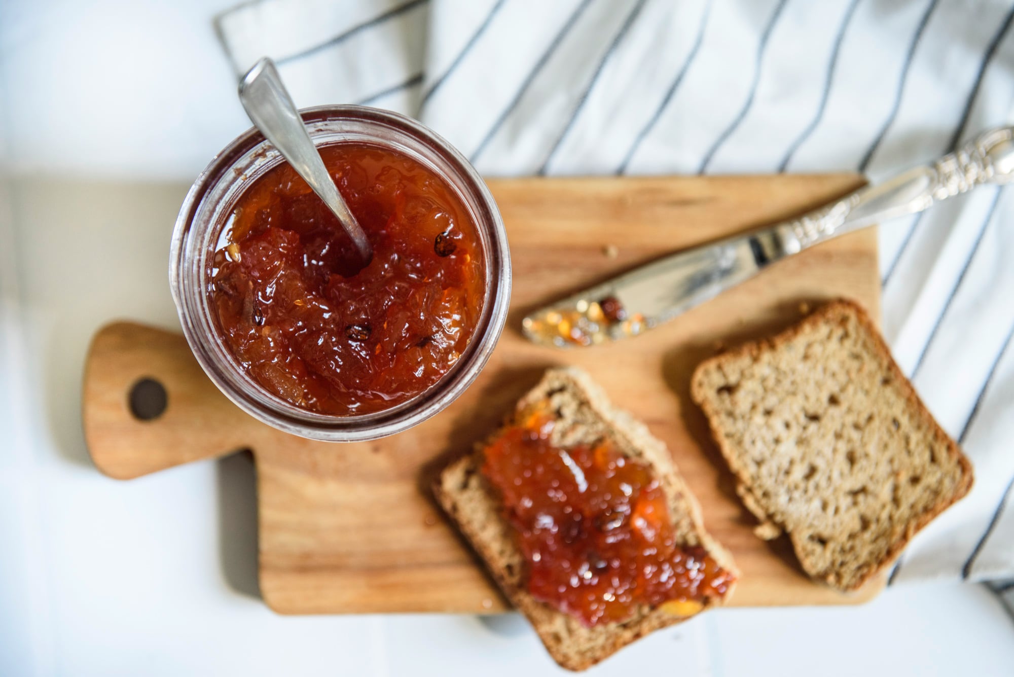 Las frutas muy maduras pueden transformarse en mermeladas o chutneys