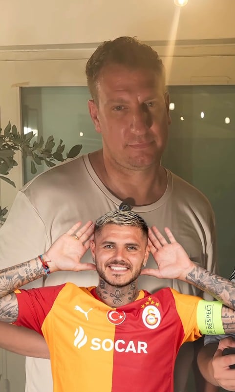 El gesto de Maxi López no pasó desapercibido (Captura: Instagram @ezzequiel)