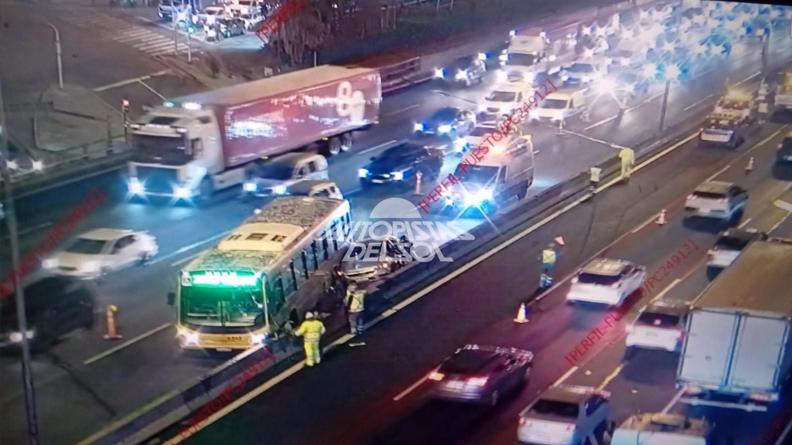 Chocaron seis vehículos en Panamericana: demoras mano a Ciudad y a Provincia