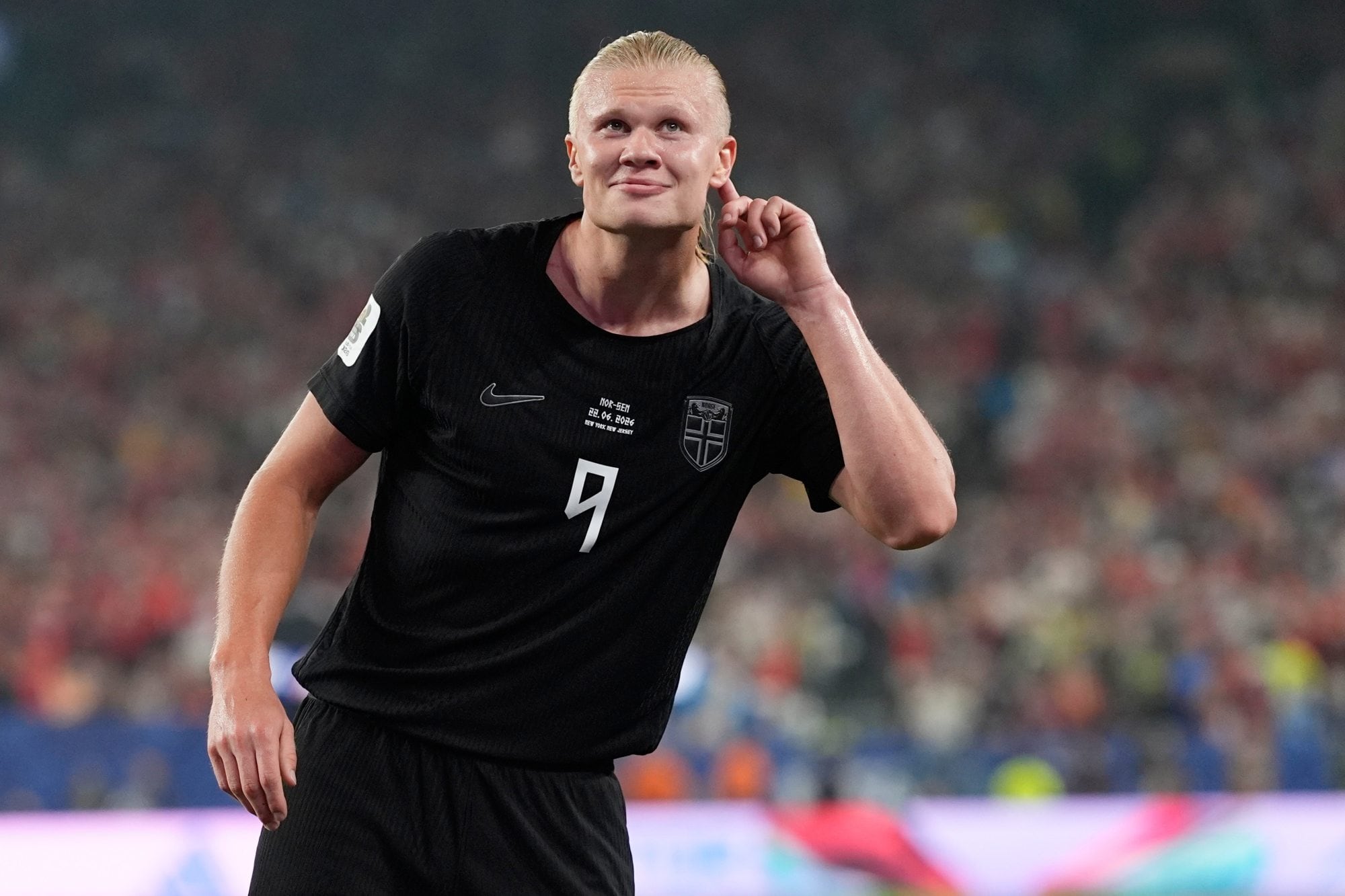 La sorprendente declaración de Haaland sobre el duelo entre Noruega y Francia 6 Erling Haaland celebra el tercer gol de Noruega frente a Senegal